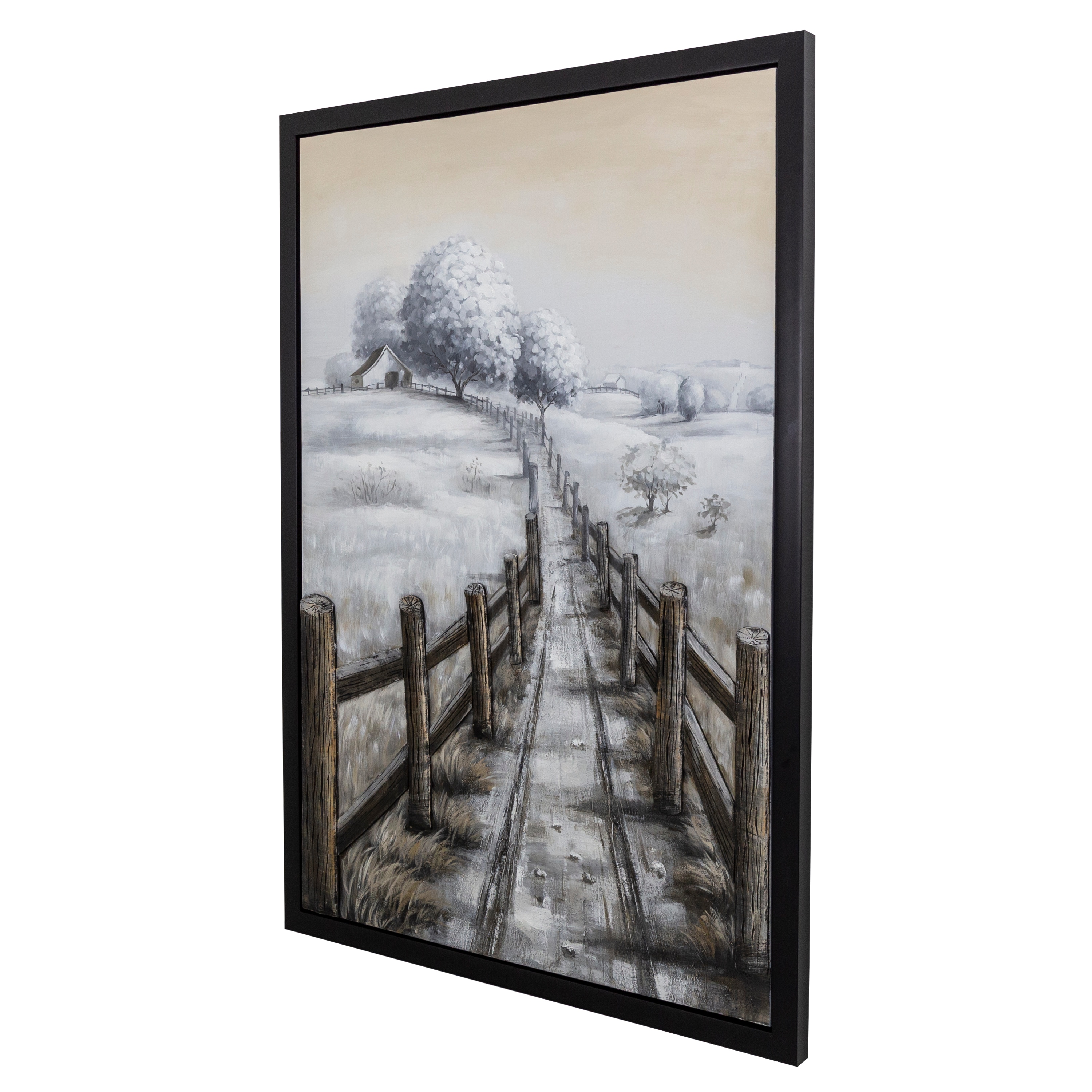 Yosemite Home Decor Country Road I Black Framed 62 9 In H X 43 3 In W   47492002 