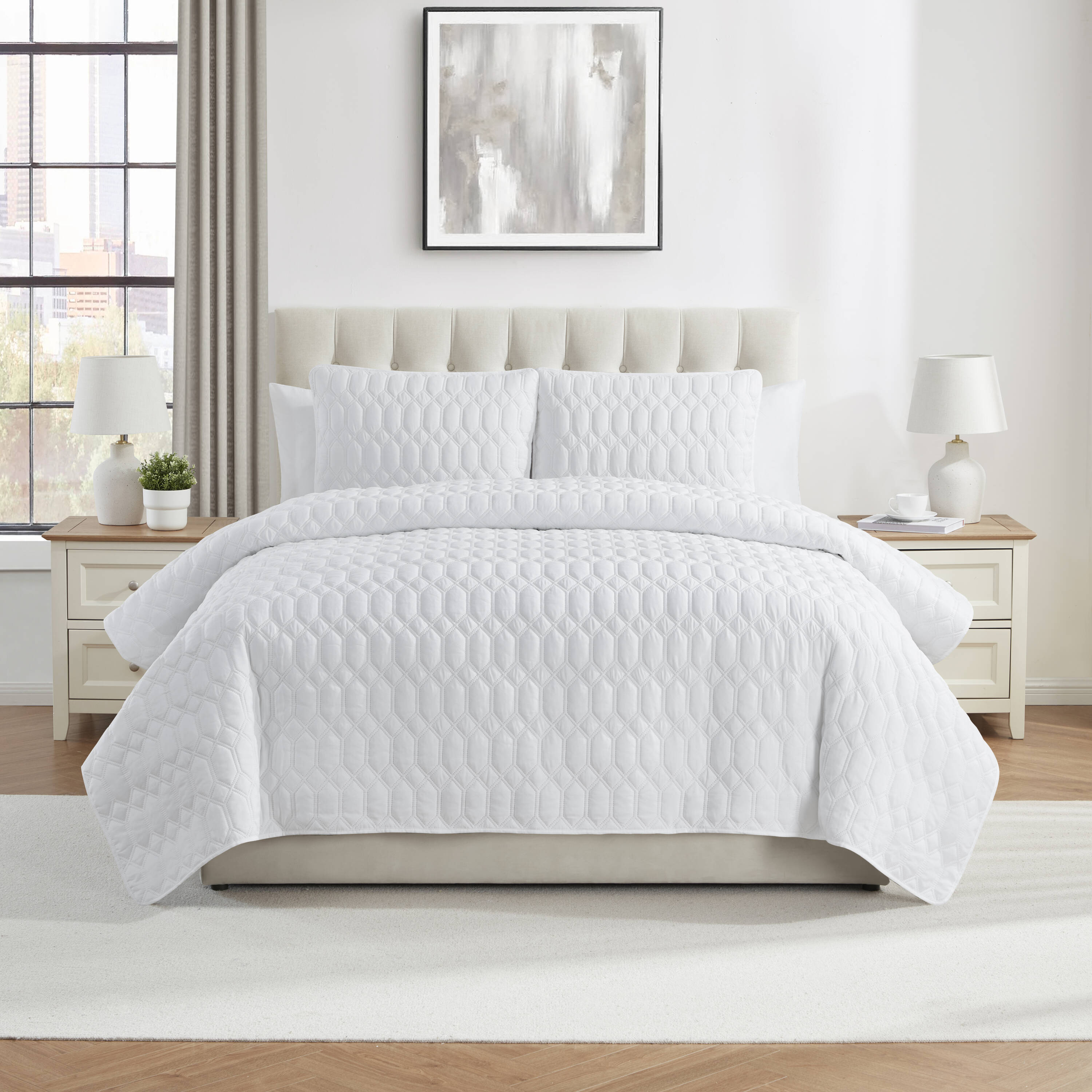 VCNY Home DMD3QTKINGINWHITE bedding - View #2