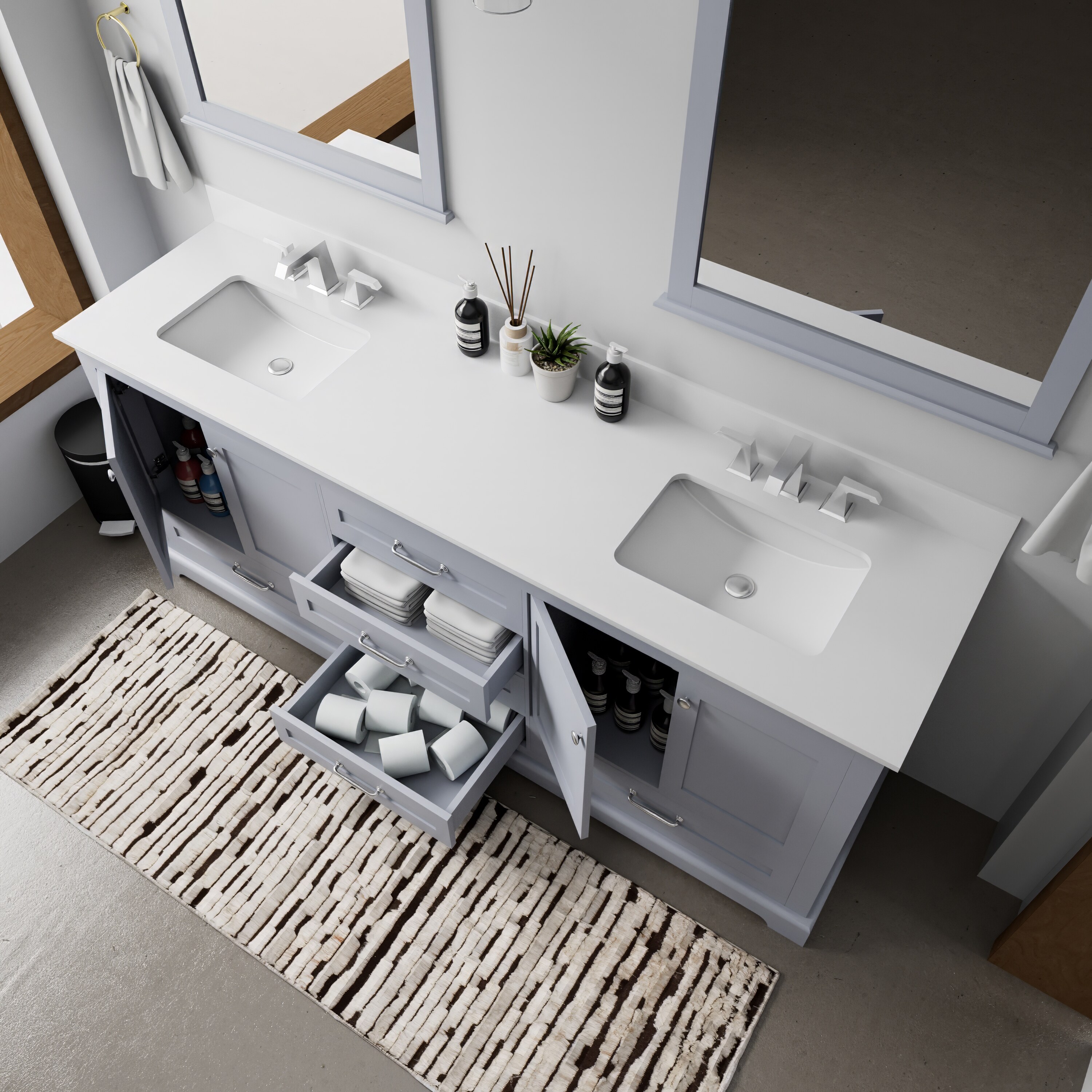 Lexora LVD80DB311 Bath-Vanity-Combo - View #5