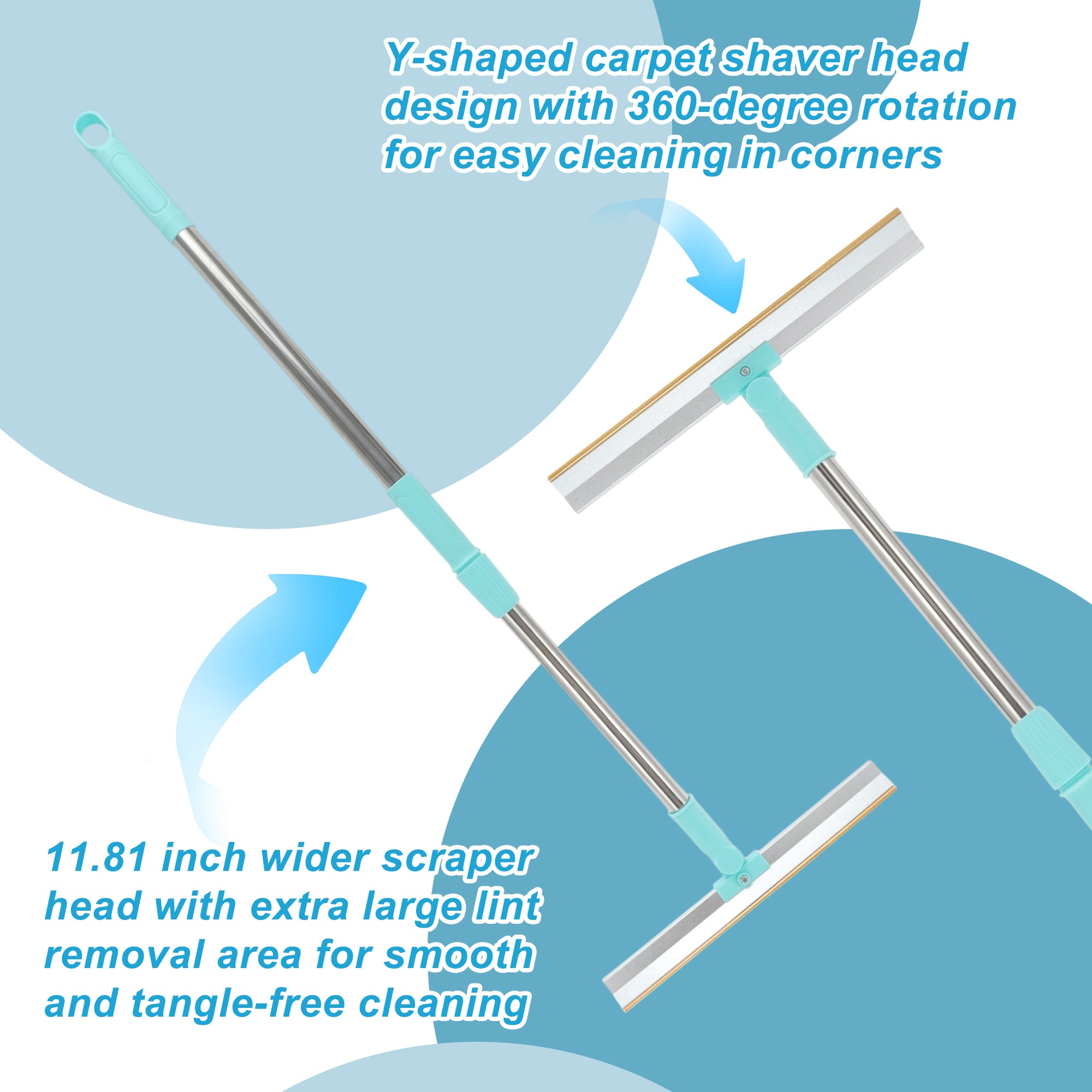 Unique Bargains Pet Hair Removal Tool Dog Hair Remover with Wide Copper ...