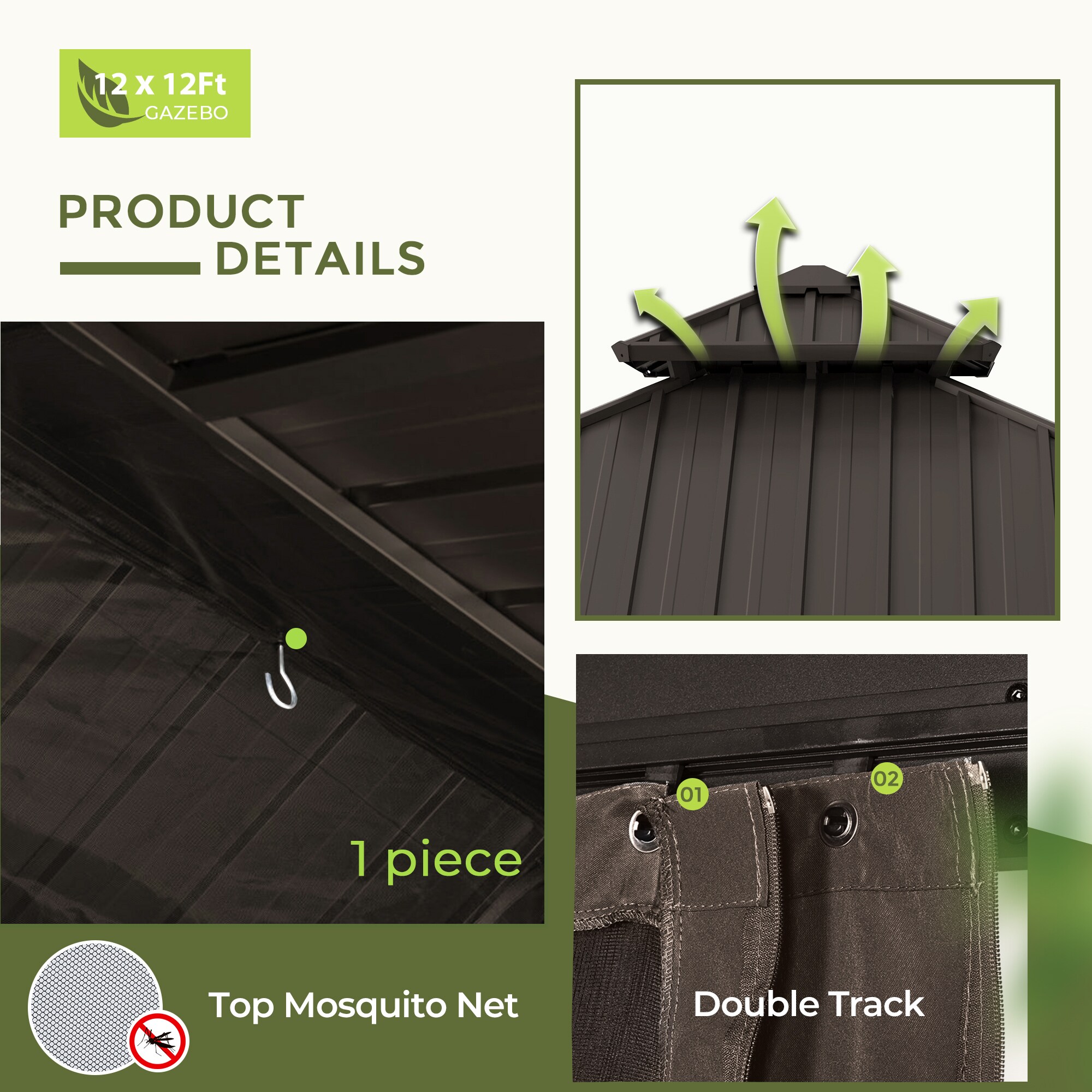  EL-ZPTPS1212-Z-WL3 Wood-Resin-Gazebos - View #4