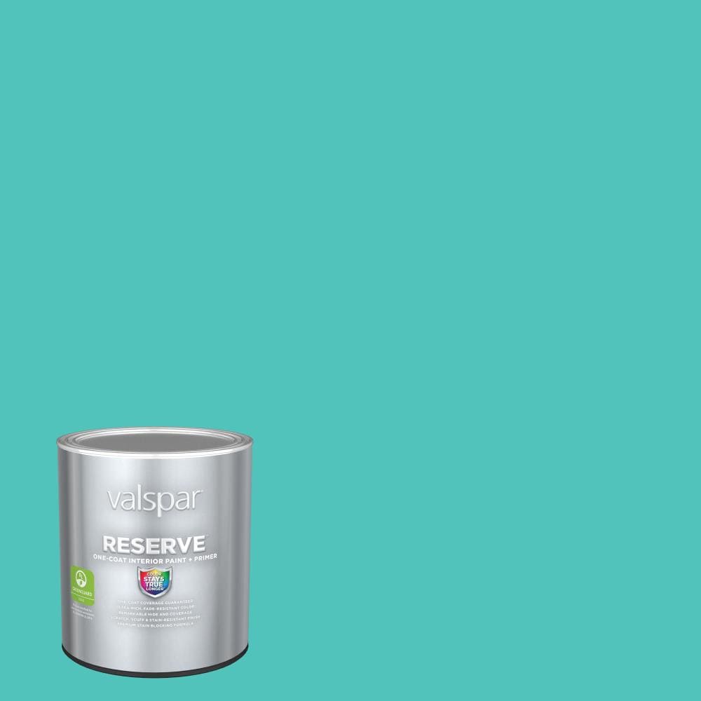 Valspar 5006-10A-2916562 Reserve Flat Bayside 5006-10A Latex Interior Paint Paint + Primer ( 1-quart )