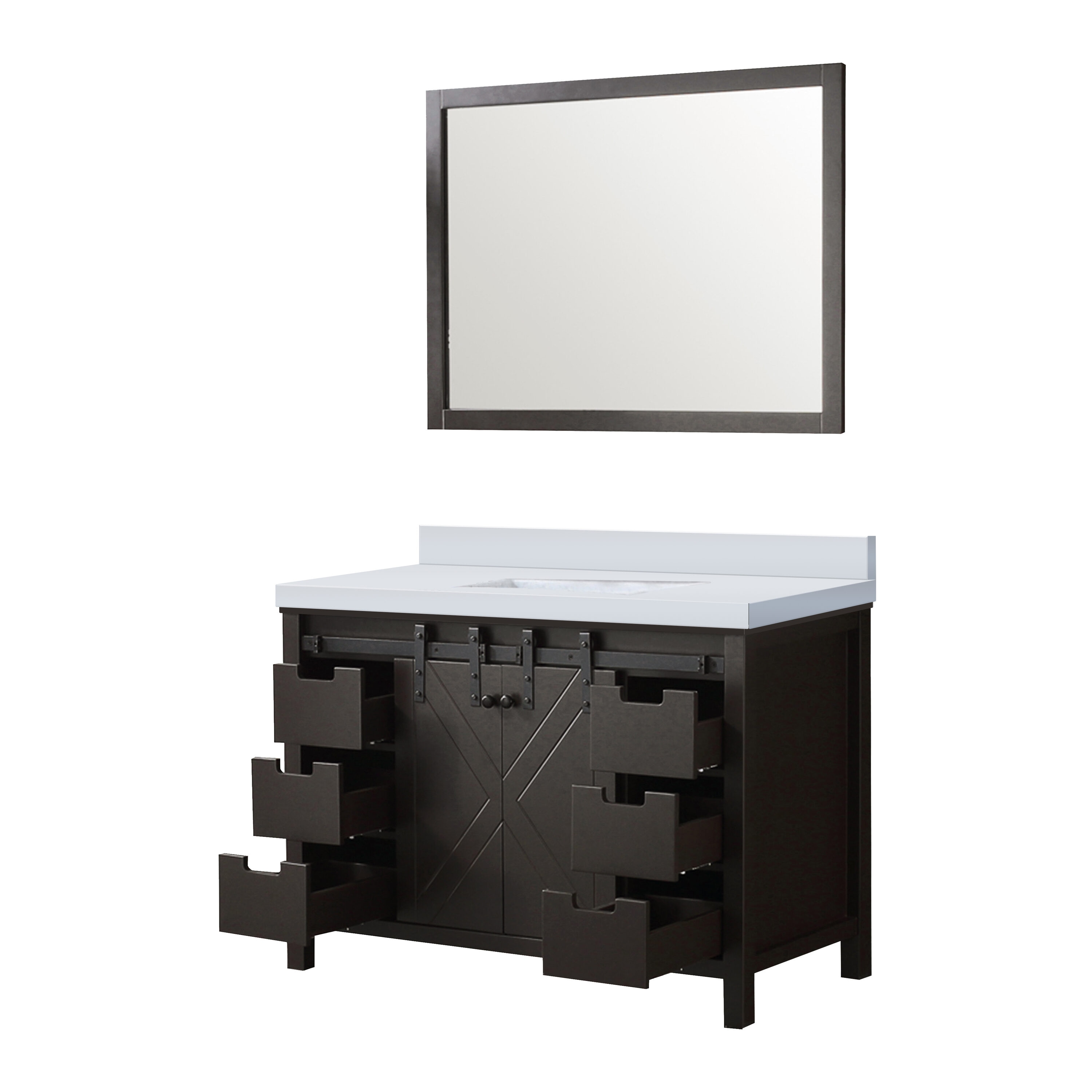 Lexora LVM48SC310 Bath-Vanity-Combo - View #5