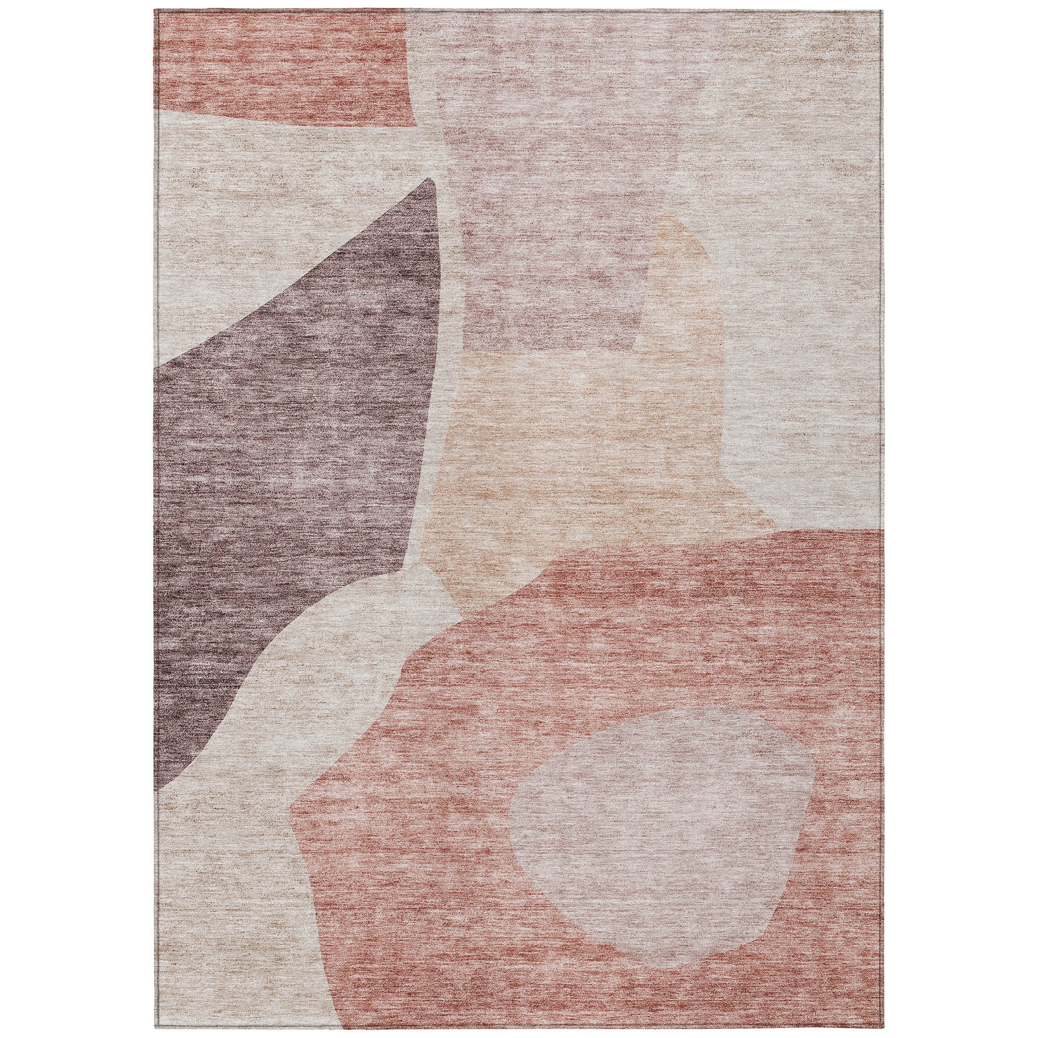 Addison Rugs ACN665BL10X14 Chantille ACN665BL 10 x 14 (ft) Polyester Blush Rectangular Indoor/Outdoor Geometric Machine washable Area rug