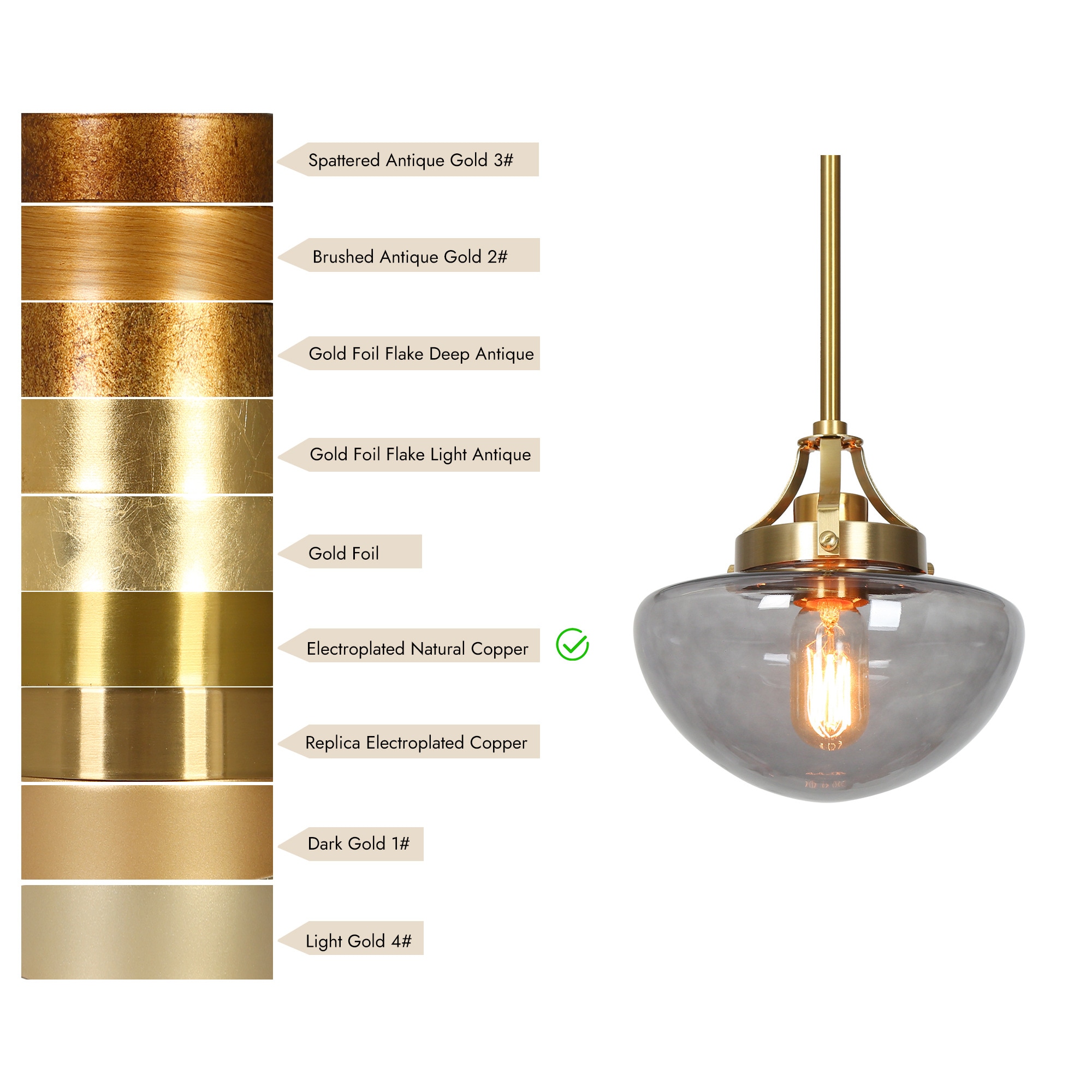 ZEVNI L3BRNR2YW890PSD8 Pendant-Lights - View #7