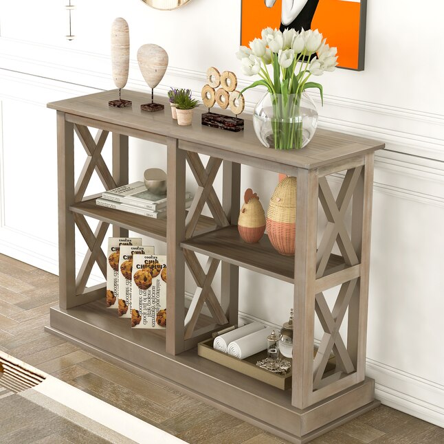 Casual Mdf Sofa Table At Lowes