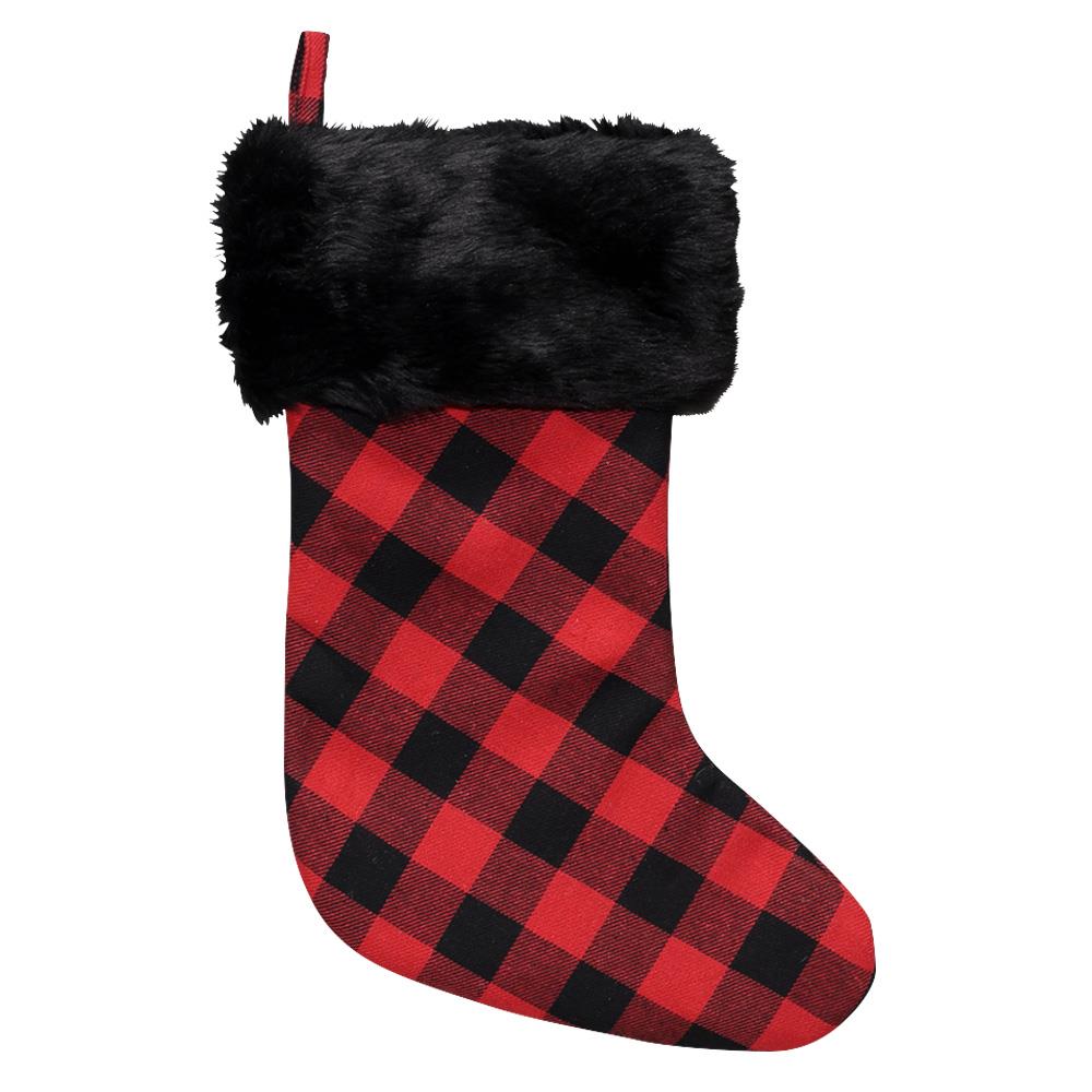 The Holiday Aisle® Sherpa Fabric Stocking & Reviews