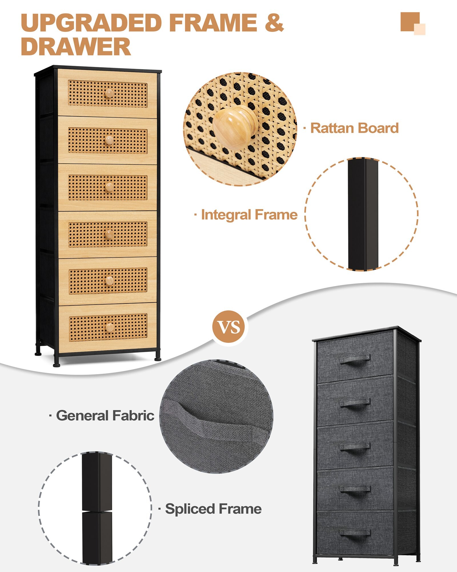 Crestlive Products CL-HD009GRY dressers - View #10