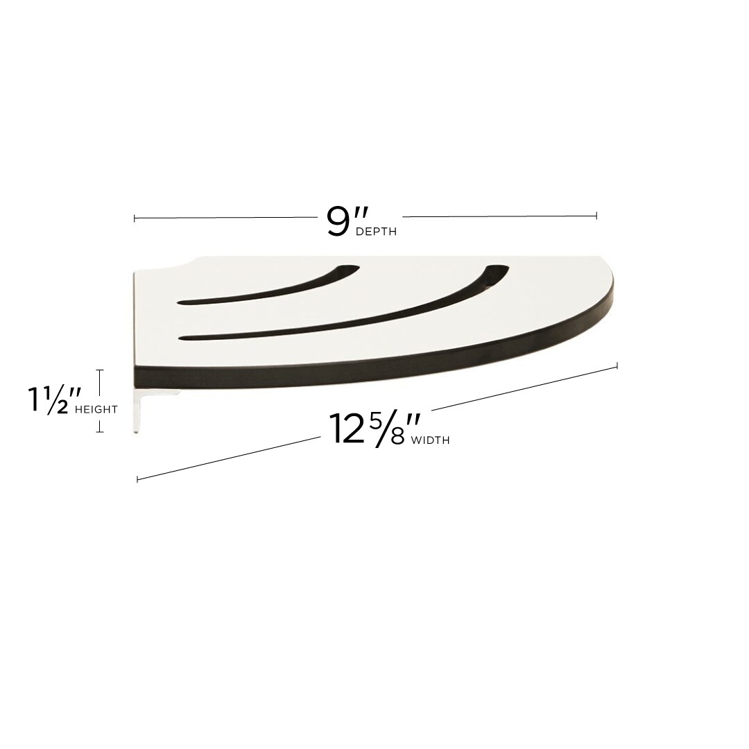Seachrome SCS-090090-PWS Bathroom-Shelves - View #2