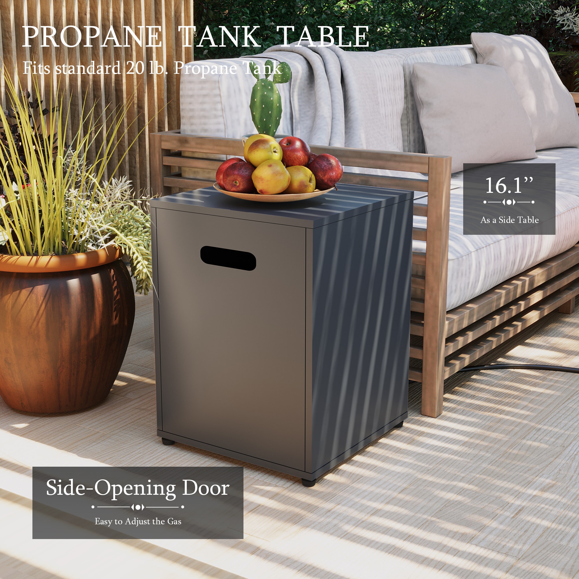 UPHA LS-56MGO-GREY-DK Outdoor-Gas-Firepits - View #7