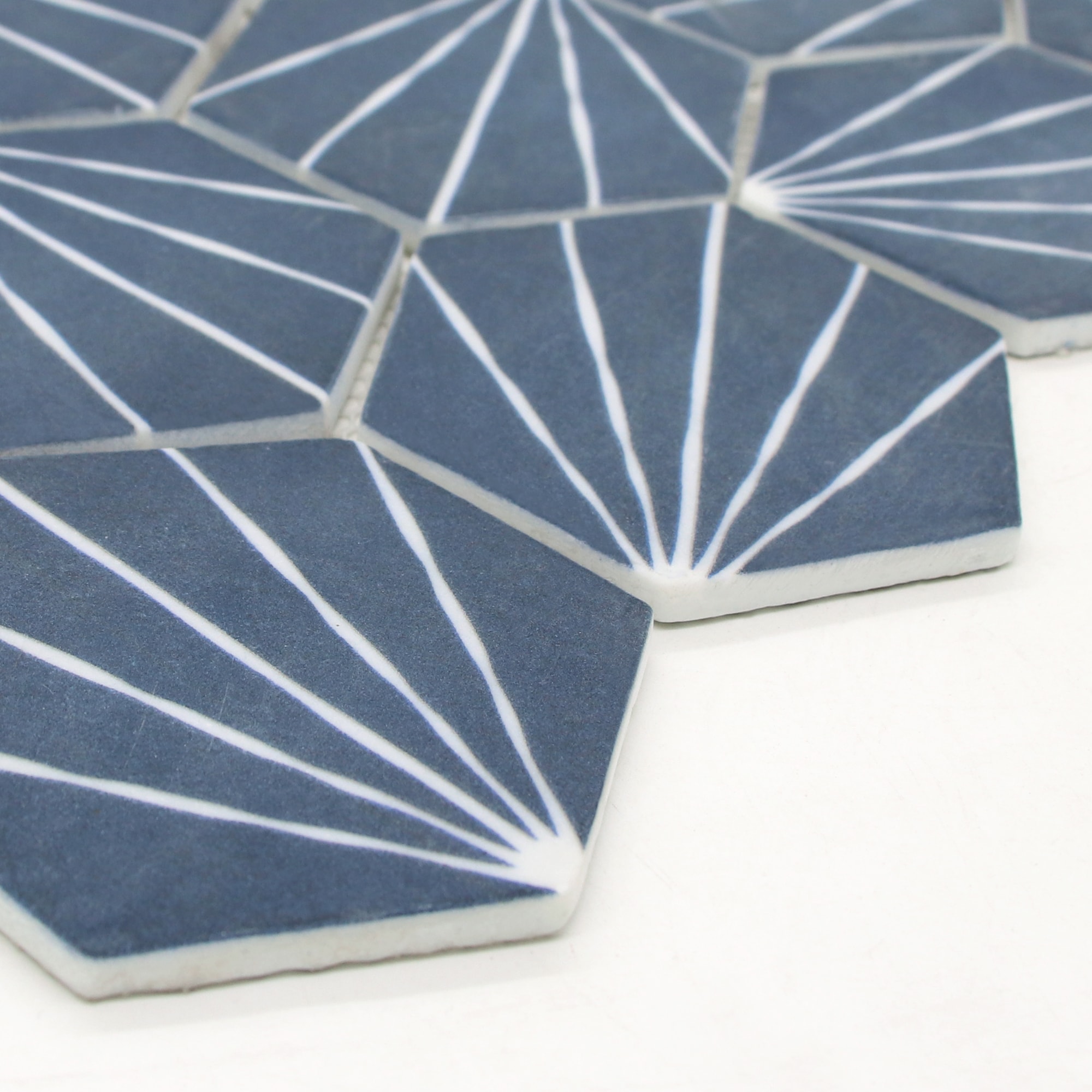 SUNWINGS HEXART-BLU-10 Ceramic-Tile - View #3