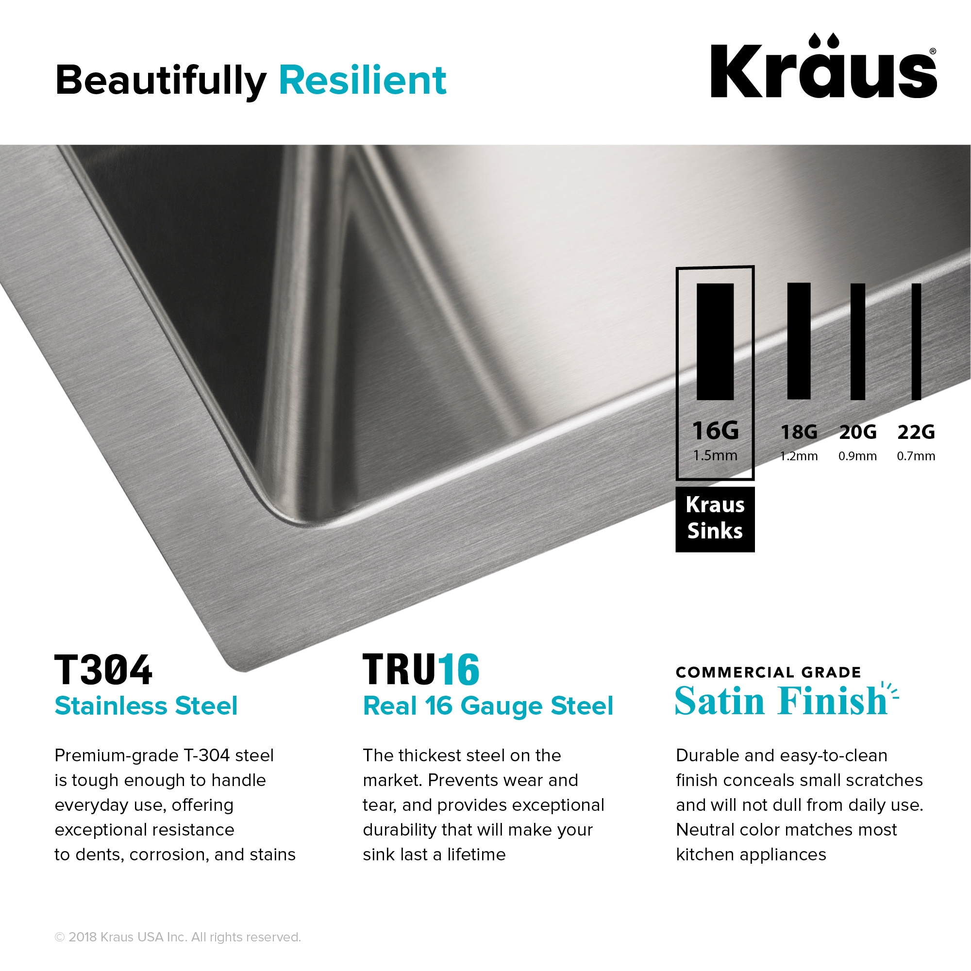 Kraus KHF410-33 Kitchen-Sinks - View #13