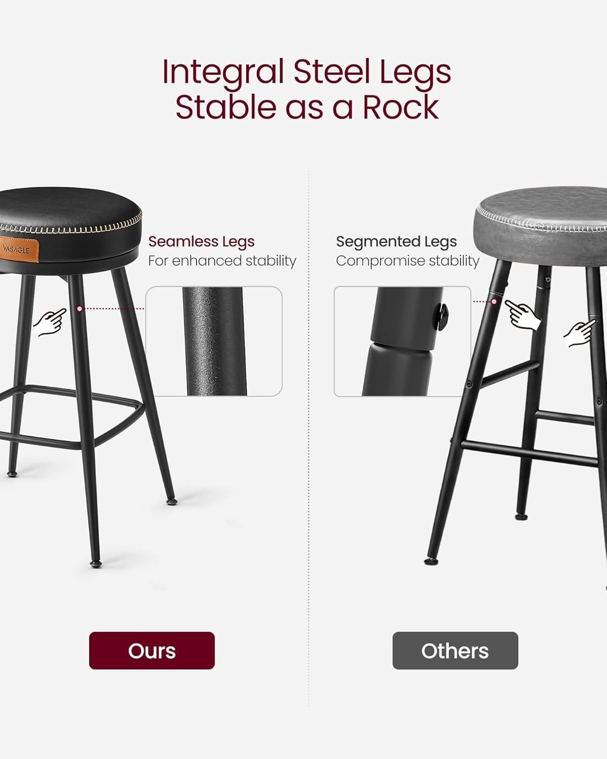 SONGMICS HOME LBC100B01 stools - View #3