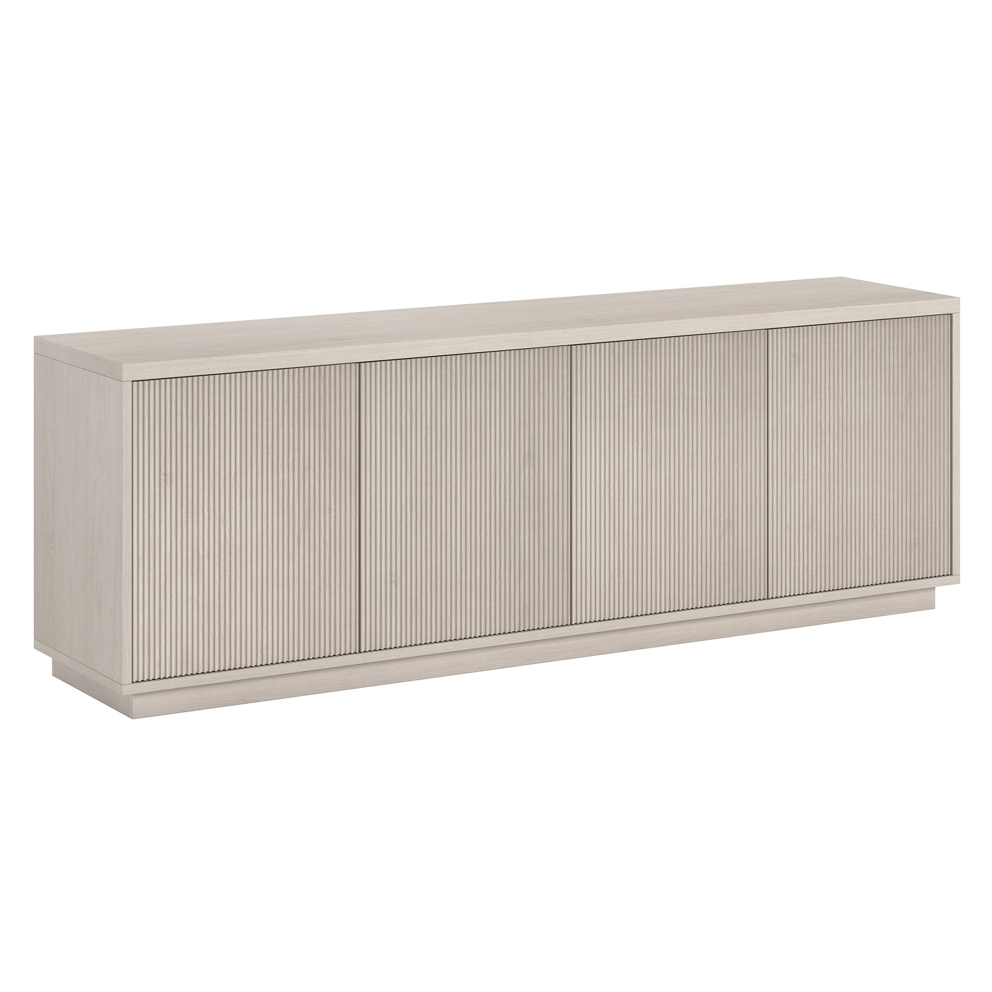Hailey Home TV1899 Hanson Transitional Alder White Tv Stand (Accommodates TVs more than 70-in)