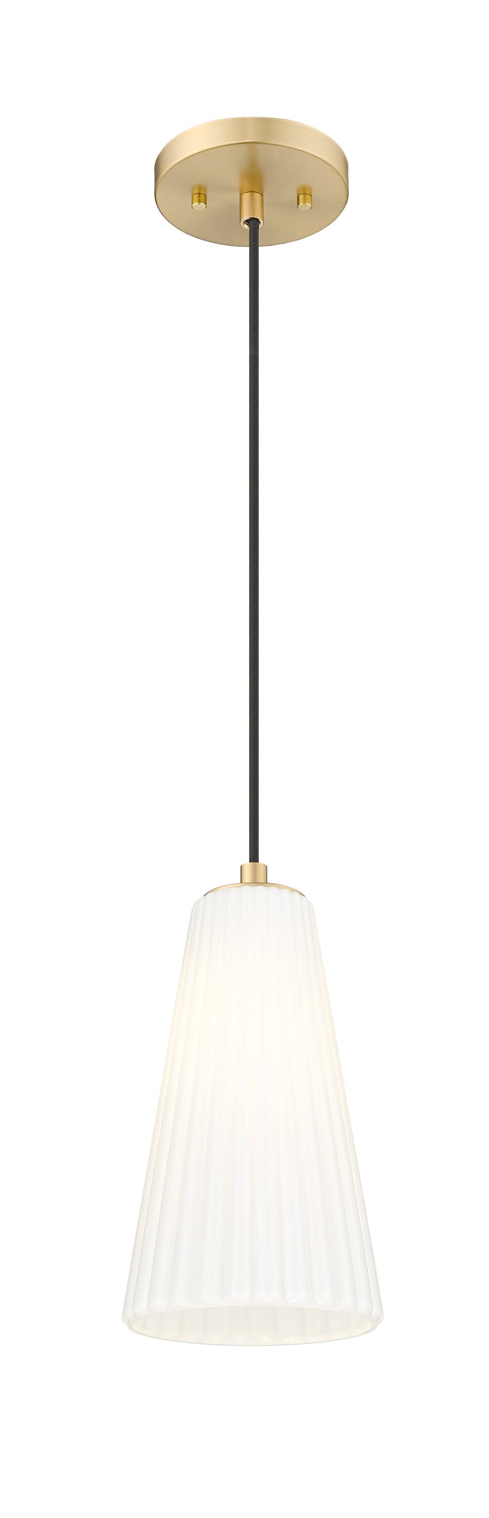 11-Inch Modern Gold Glass Pendant Light
