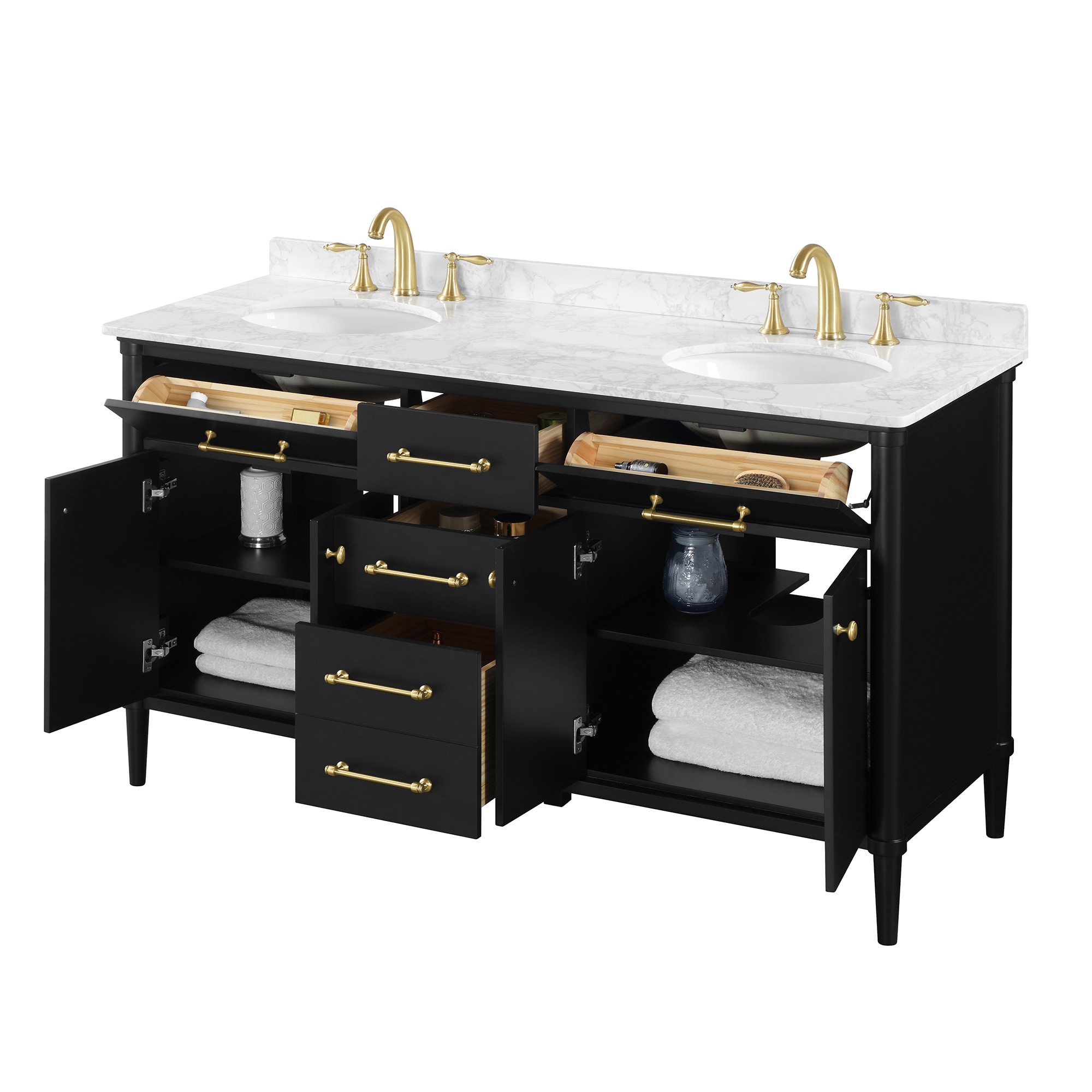 allen + roth RIAN 60B Bath-Vanity-Combo - View #2