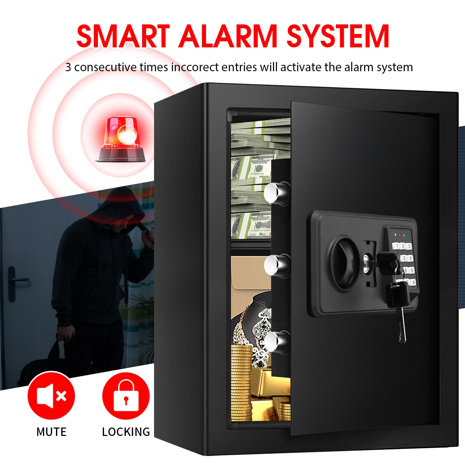 Phyfalip LPF0814P809 Electronic-Door-Locks - View #6
