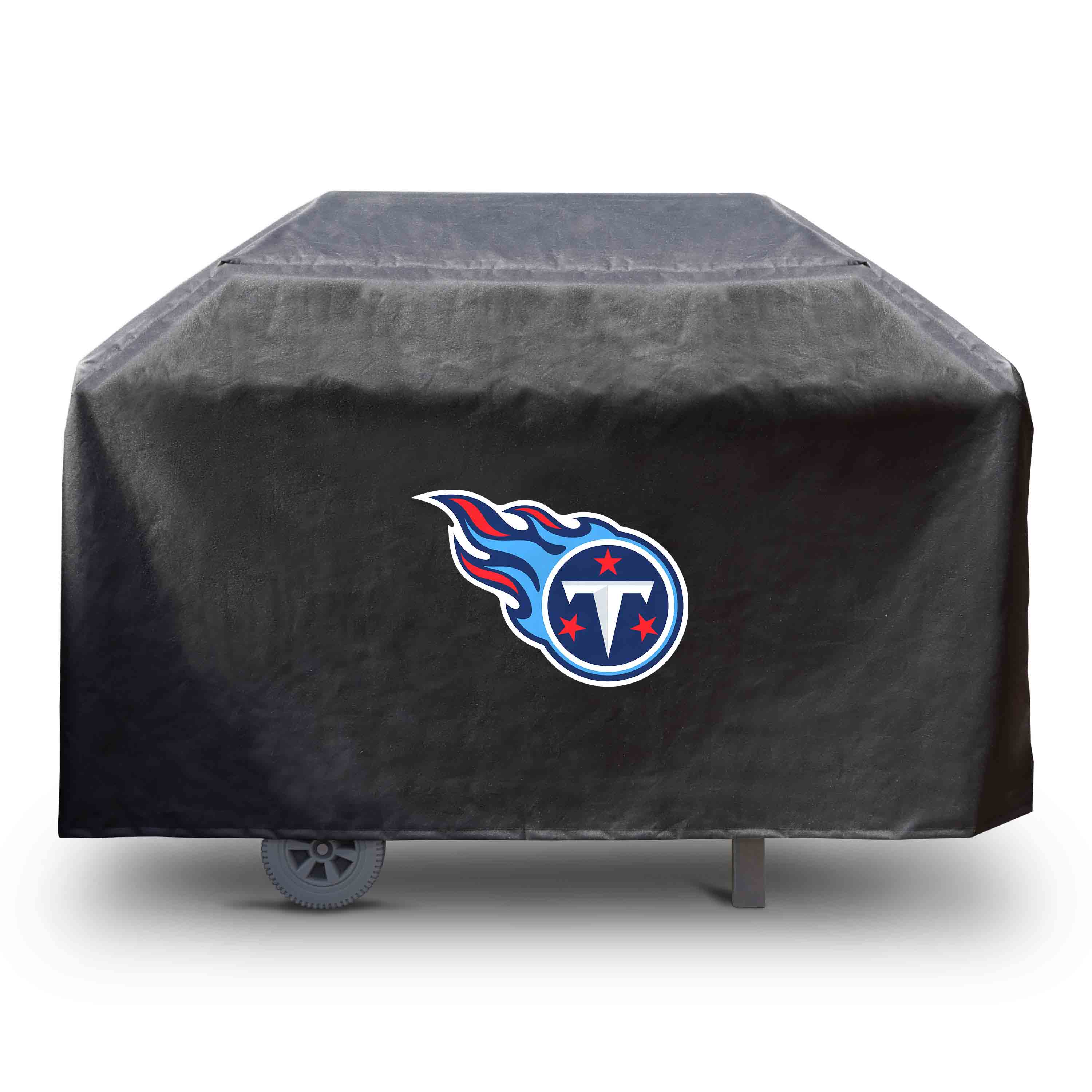 FANMATS 41159 Tennessee Titans 4 burner grill cover 68-Inches W x 35-Inches H Black Fits most Cover