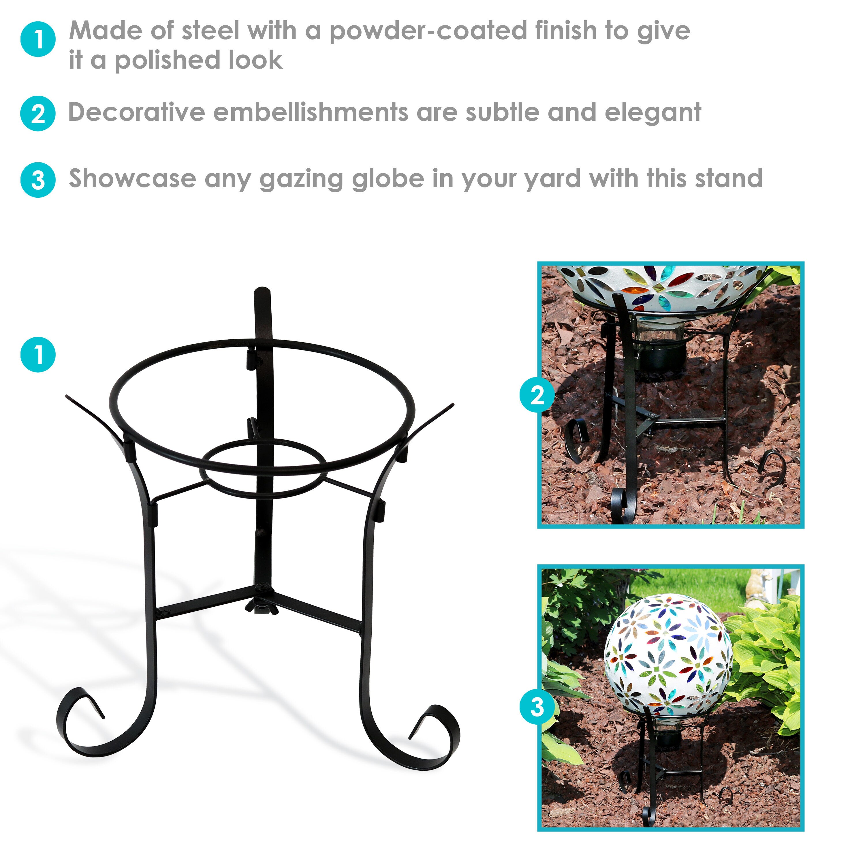 Sunnydaze Decor ZIB-588 Gazing-Ball-Stand - View #6
