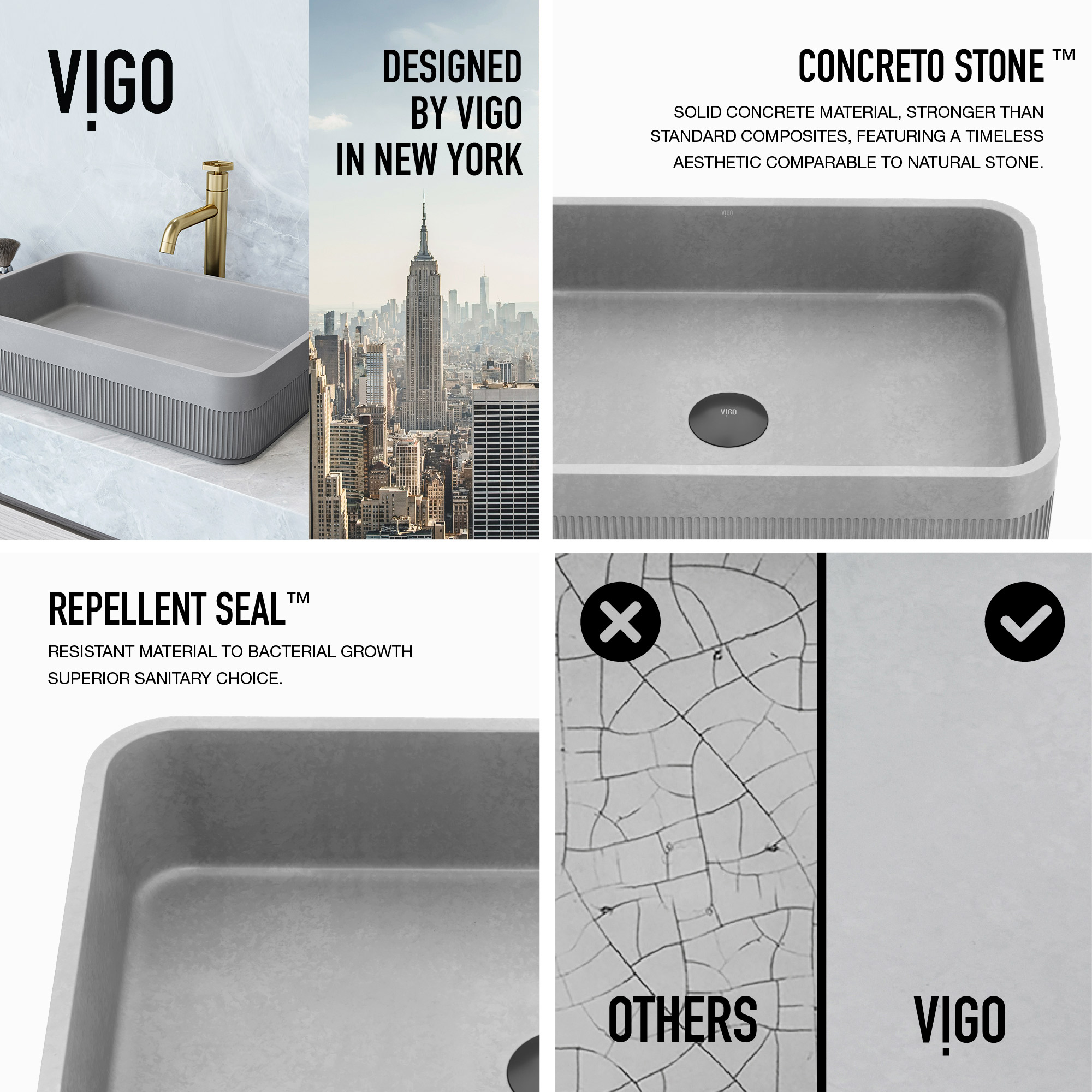VIGO VGT2102 Bath-Sink - View #5