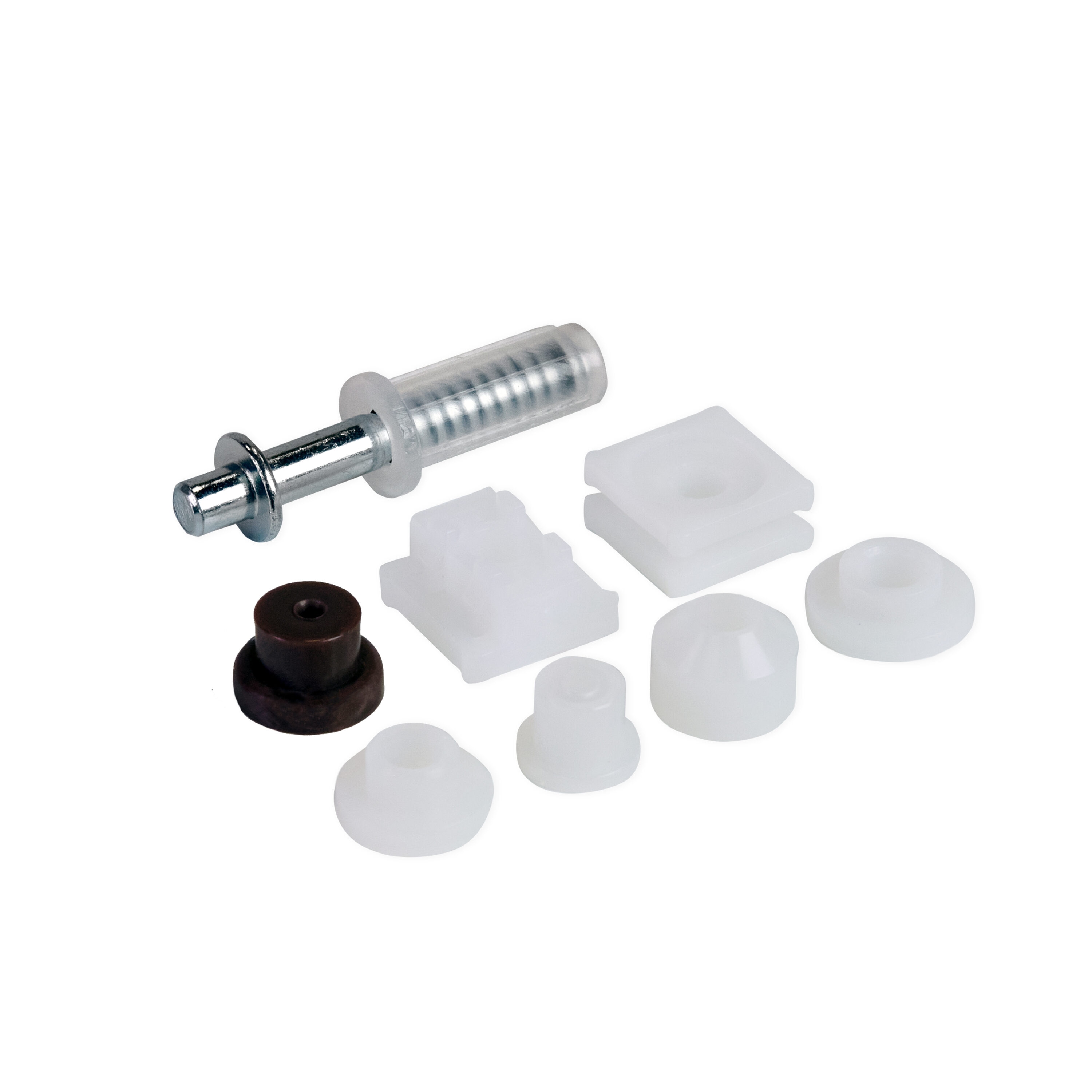 M-D 45112 Top Pivot Pin and Roller Caps Hardware Repair Kit for Bi-fold Doors