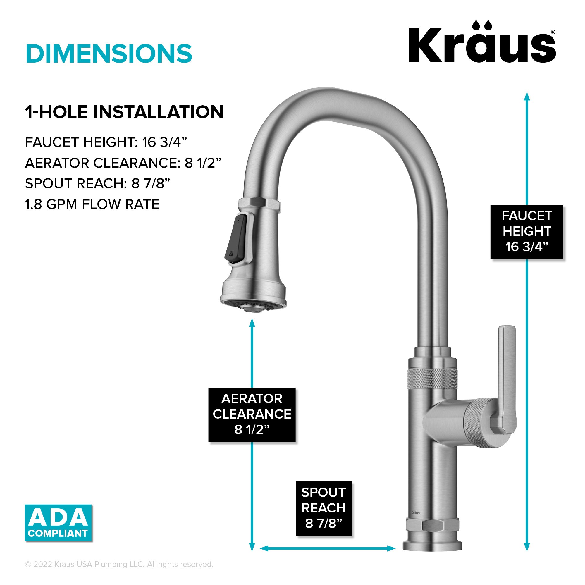 Kraus KPF-4102SFS Kitchen-Faucets - View #5