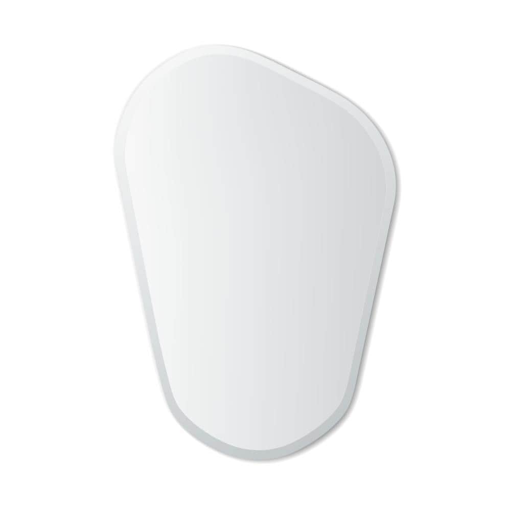 Better Bevel 17201 24-in x 36-in Beveled Frameless Irregular Bathroom Vanity Mirror ( Frameless )