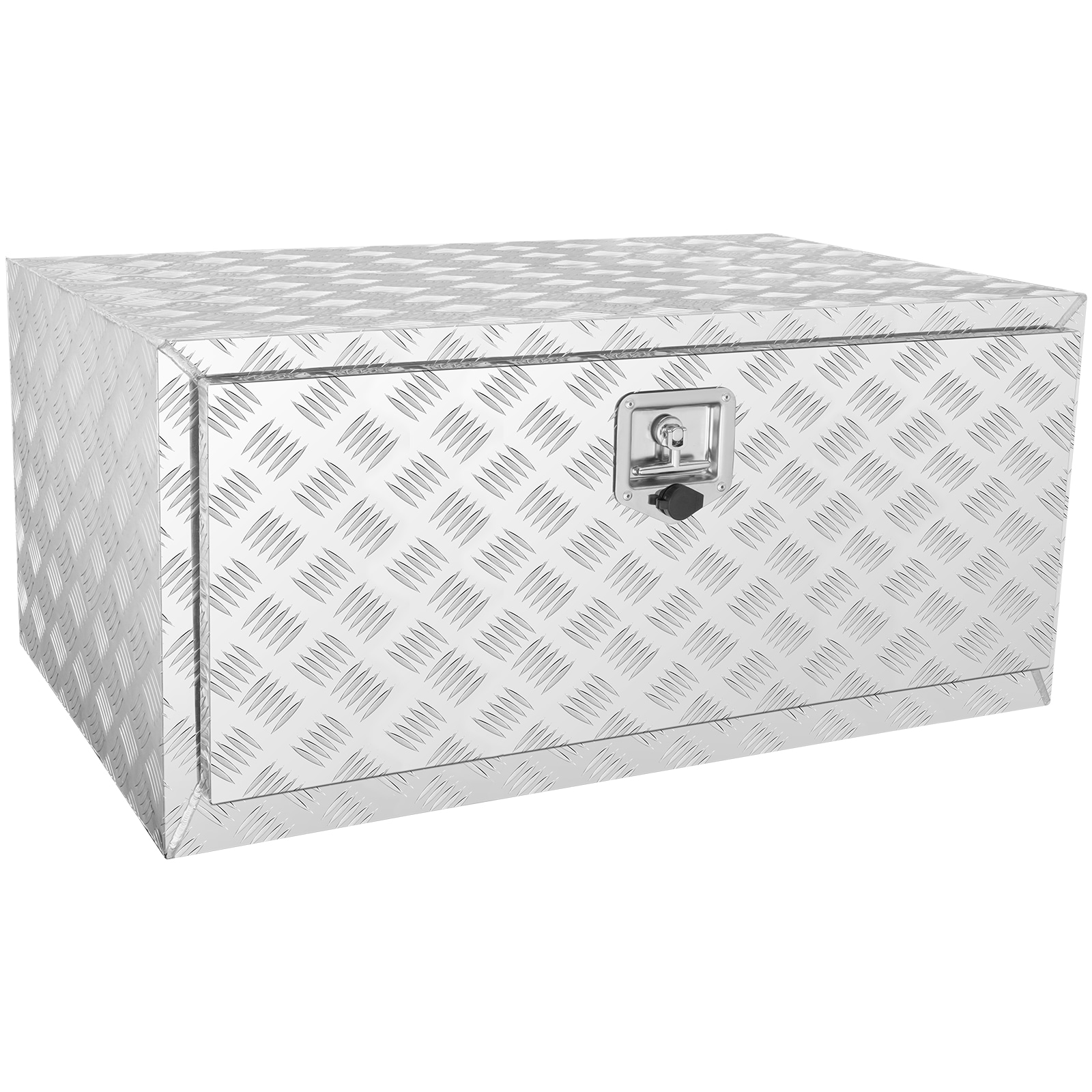 VEVOR CDK362424INCHHXLFV0 36-in x 24-in x 24-in Silver Aluminum Chest Truck Tool Box