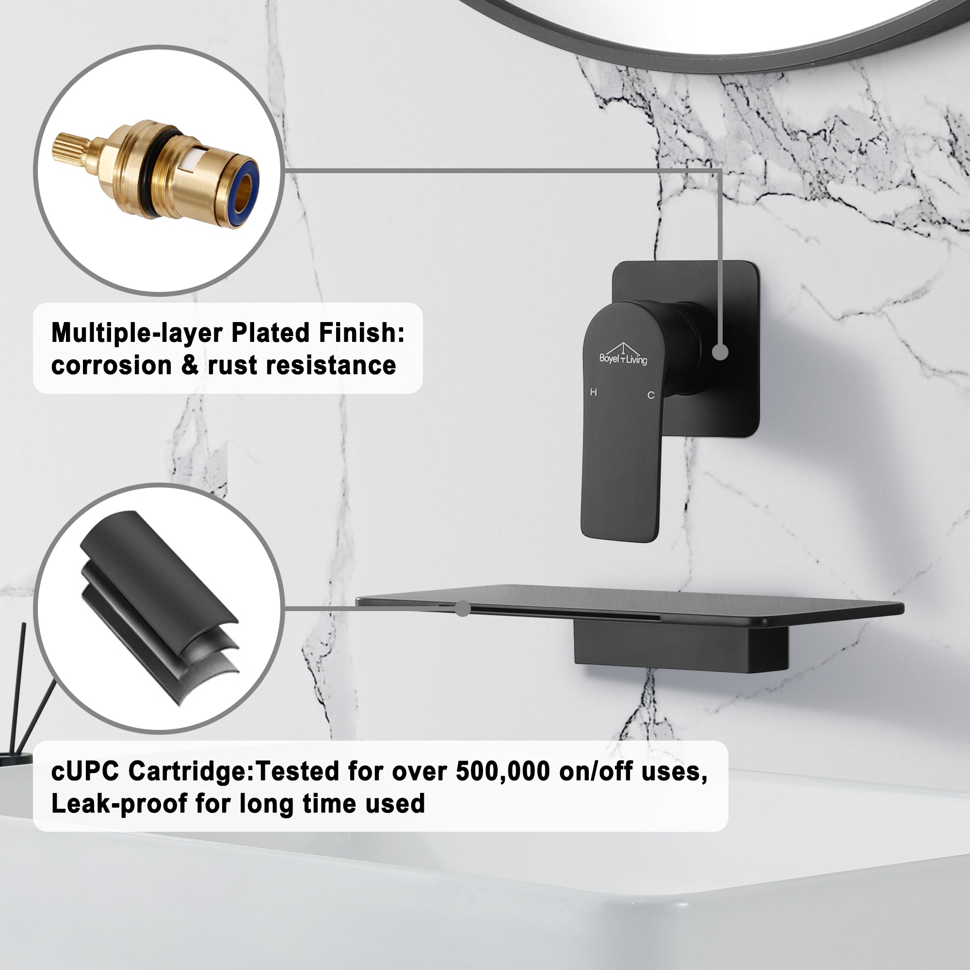 Clihome DG-KF09YH Lavatory-Faucets - View #7