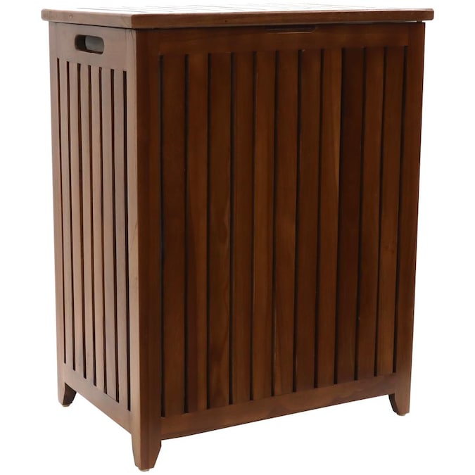 Redmon 1 In Wood Laundry Hamper The, Wooden Laundry Baskets With Lids