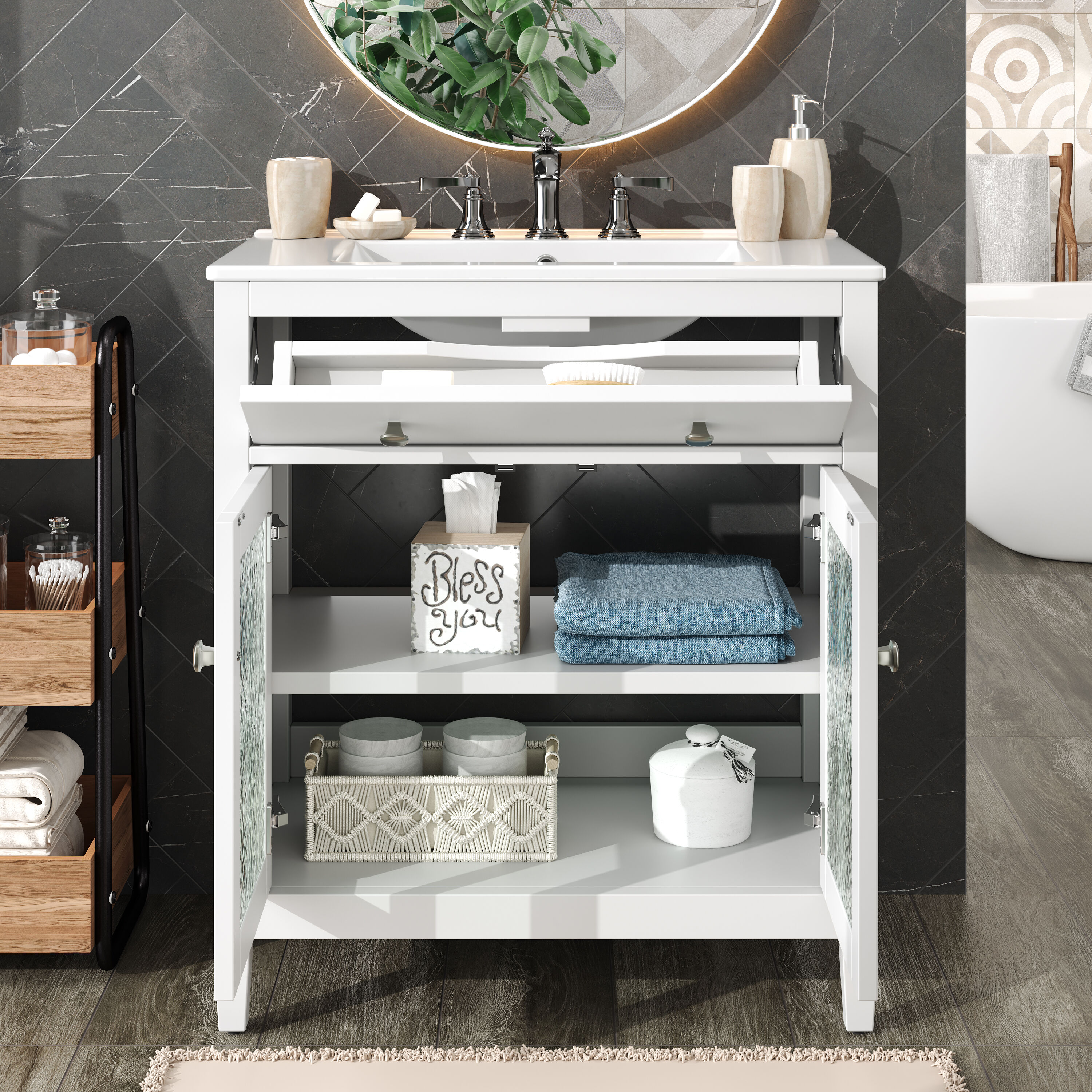 Forclover CNE-P286250W Bath-Vanity-Combo - View #5