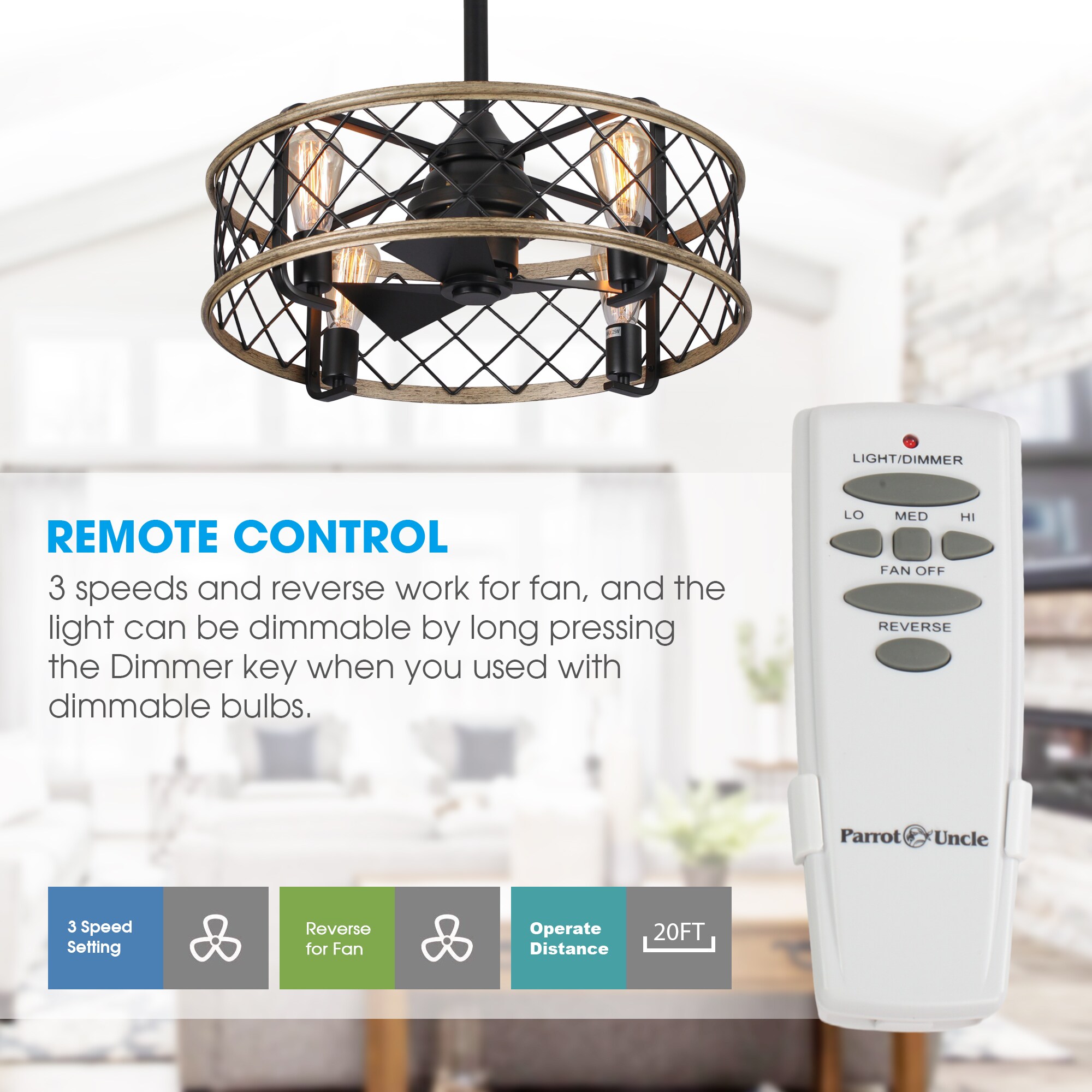 Parrot Uncle F8235110V Ceiling-Fans - View #5