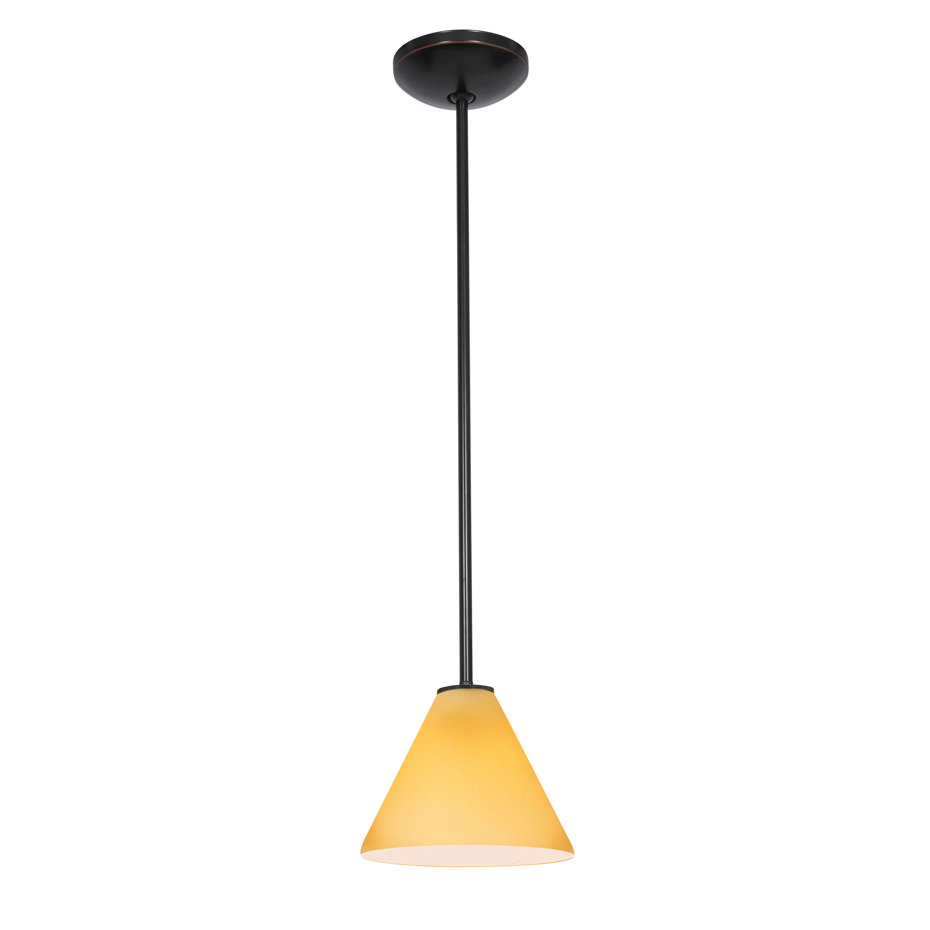 Access Lighting 28004-3R-ORB/AMB Martini Oil Rubbed Bronze Modern/contemporary Geometric Mini Hanging Pendant light