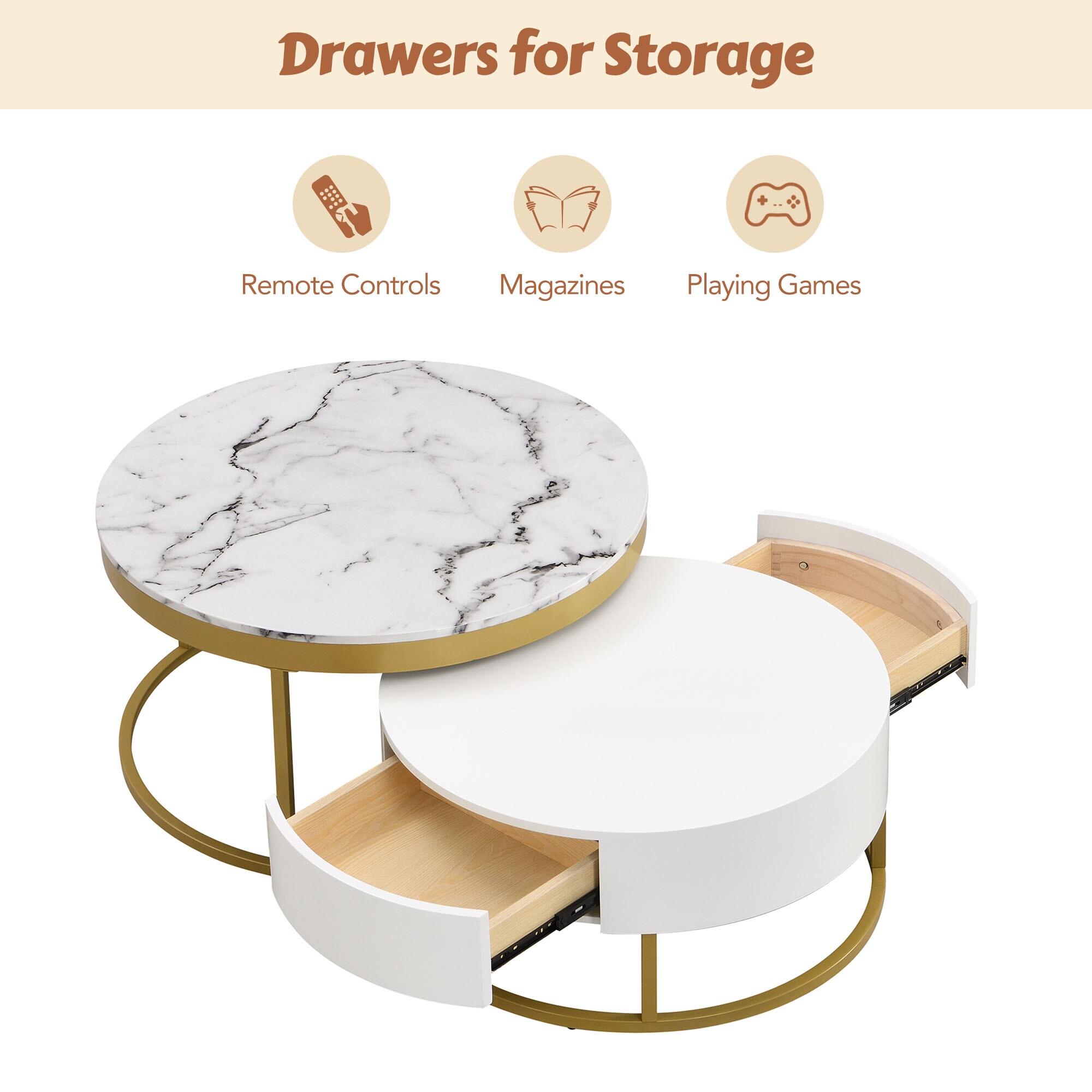 ModernLuxe L3P-WF307201AAK Coffee-Tables - View #12