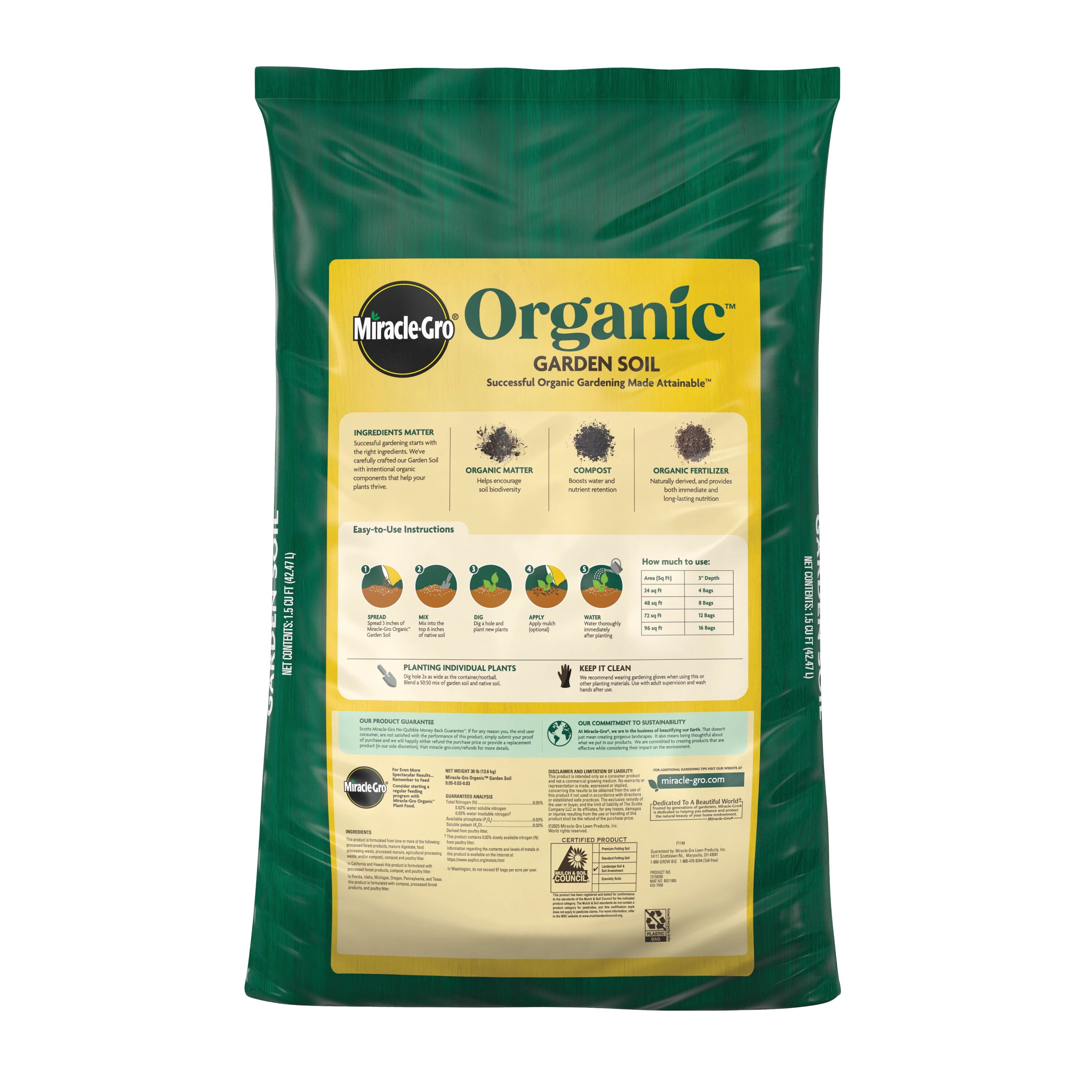 Miracle-Gro 73159250 Garden-Soil-Soil-Amendments - View #13