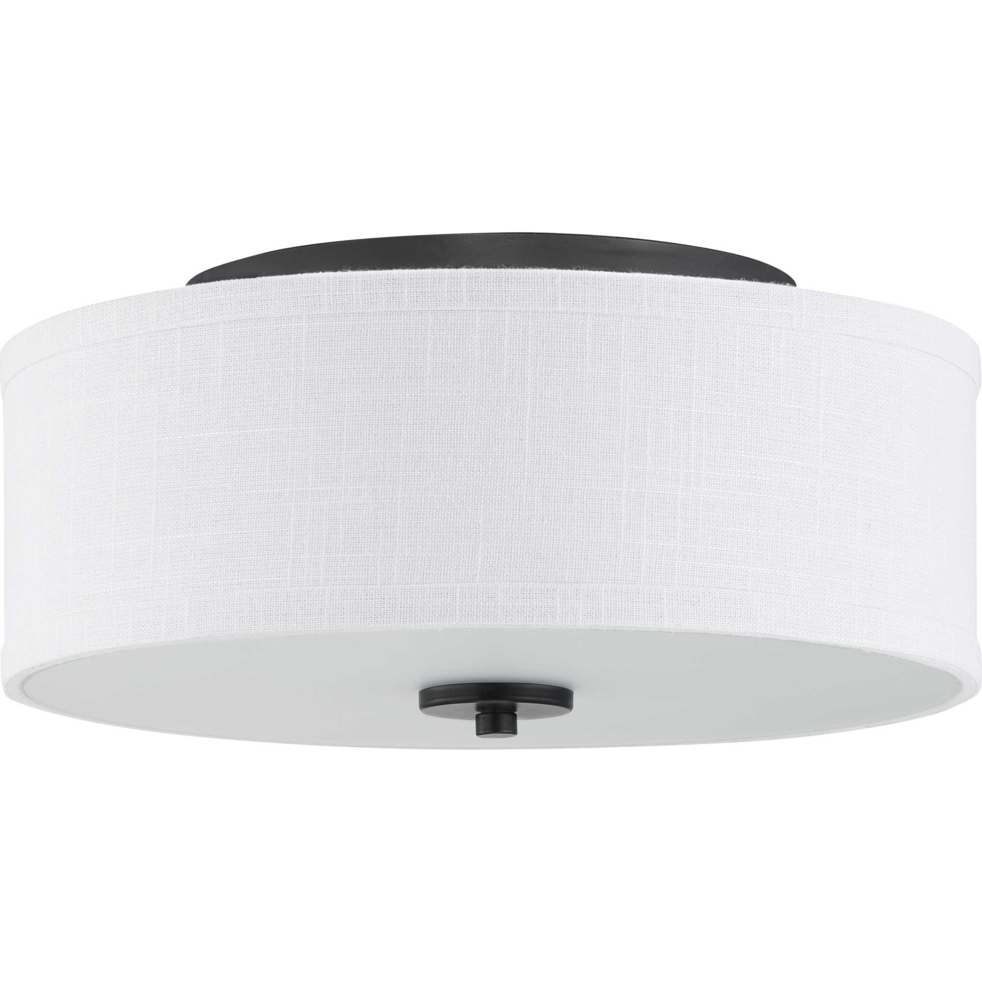 Progress Lighting P350135-143-30 Inspire LED 1 -Light 13-in Black Integrated LED Flush Mount Light