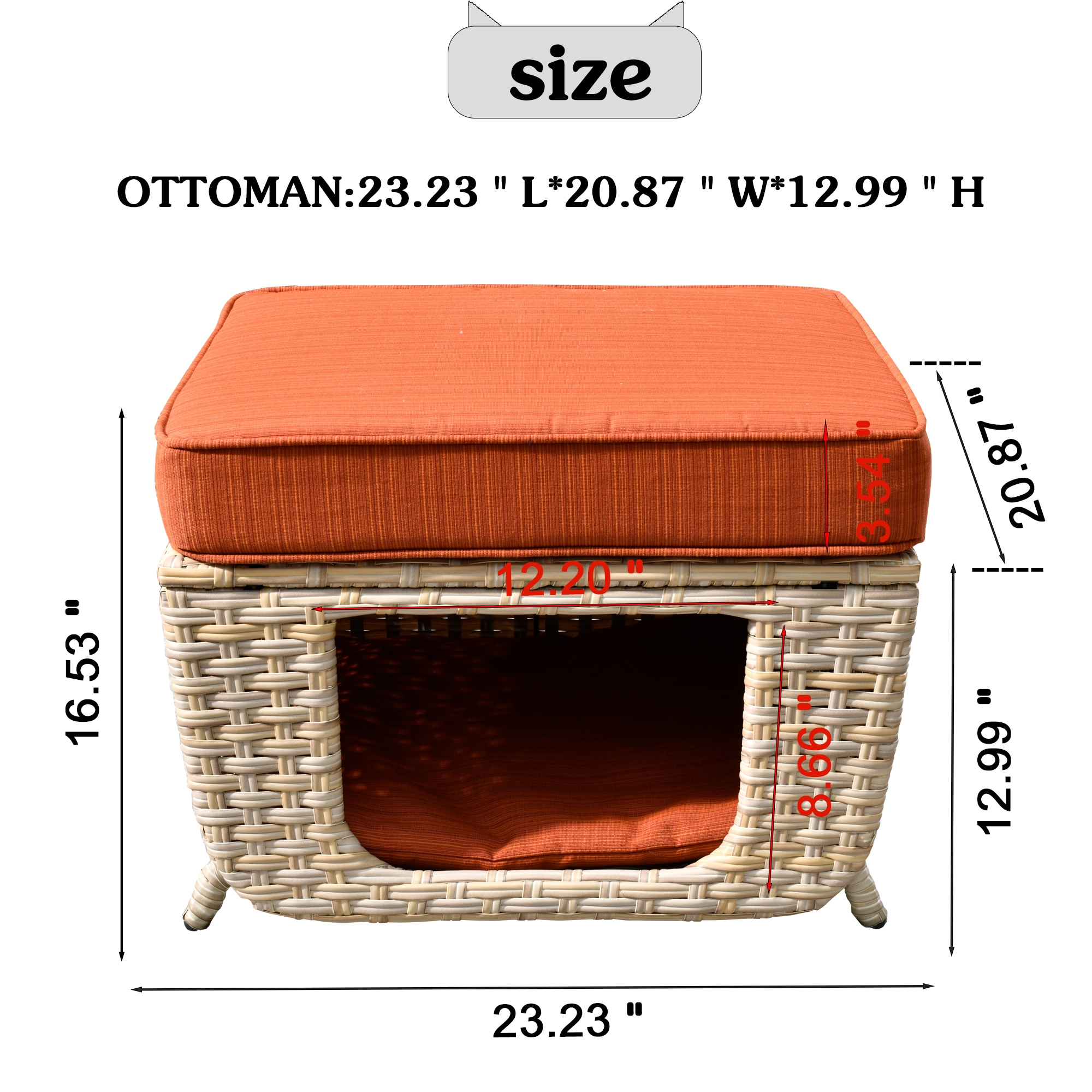 XIZZI XIMW8052 Patio-Conversation-Sets - View #7