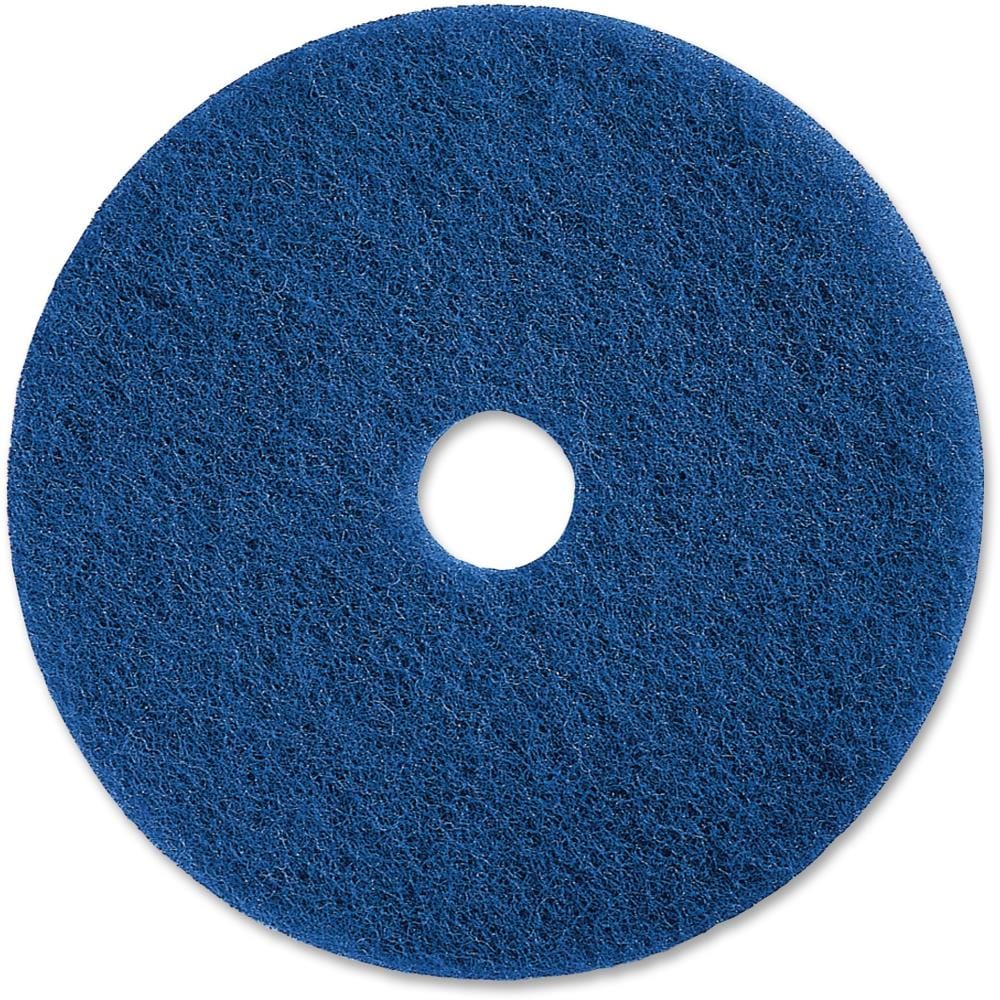 Genuine Joe GJO90620 20-in Synthetic fiber Abrasive Floor Polisher Pad