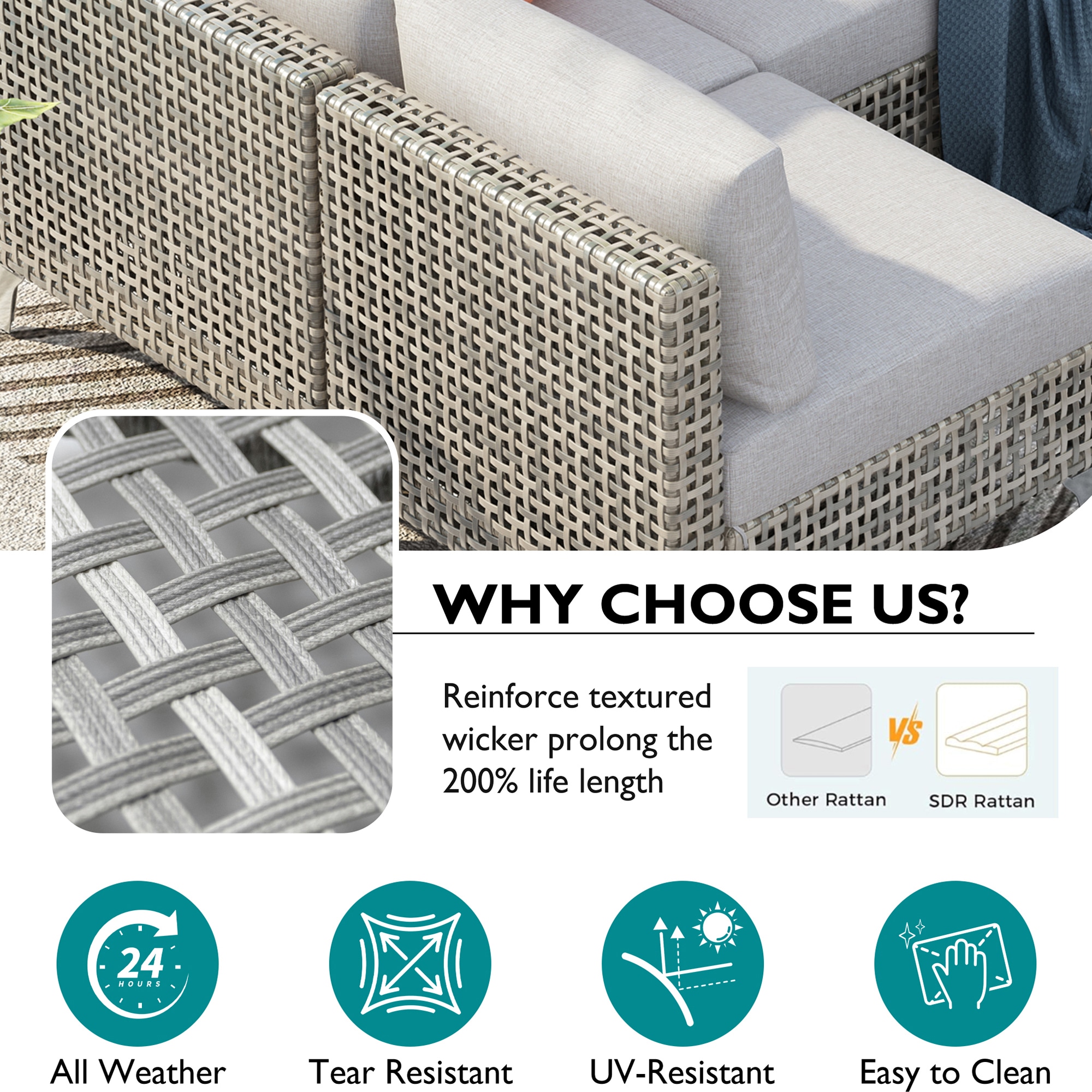 Bybafun YB0600010 Patio-Sofas-Daybeds - View #4