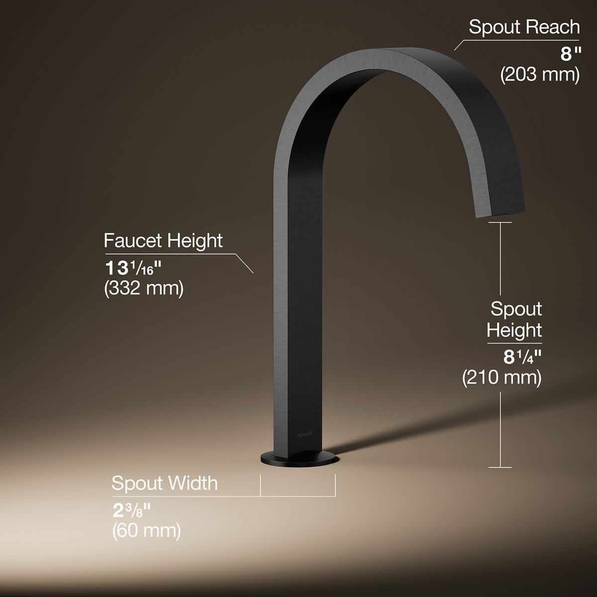 KOHLER 77986-BGP Tub-Spout - View #4