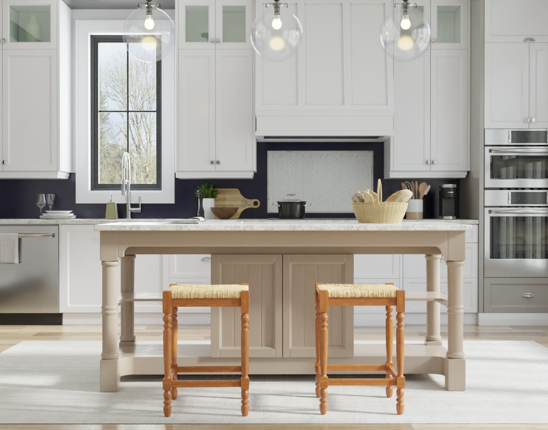 Carolina Cottage 2662-RTA-WAL stools - View #9