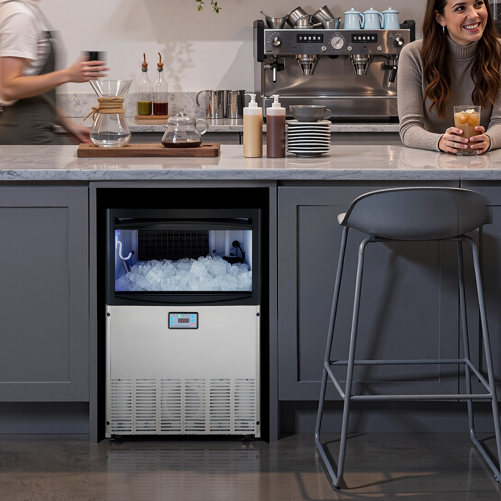 VEVOR DJSJTS5B0000N66U0V1 Commercial-Ice-Makers - View #2