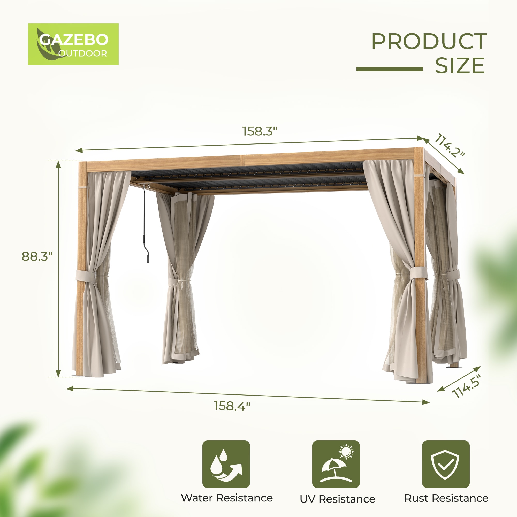  ZPPLBY-YM-1013-WL3 Pergolas-2 - View #3