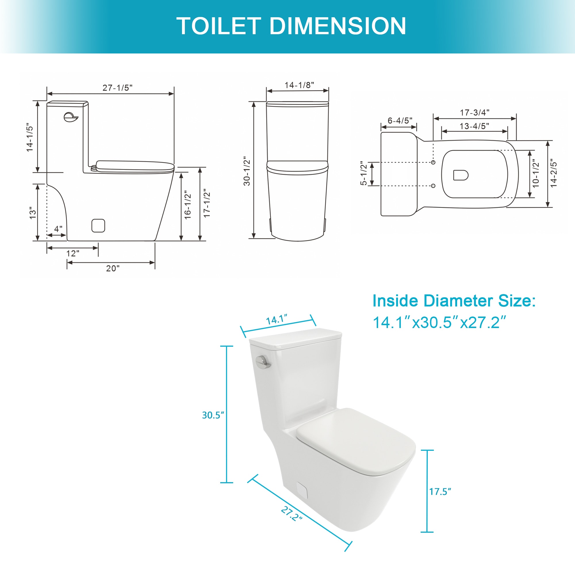 Dimakai DK-MTLC-818 toilets - View #7