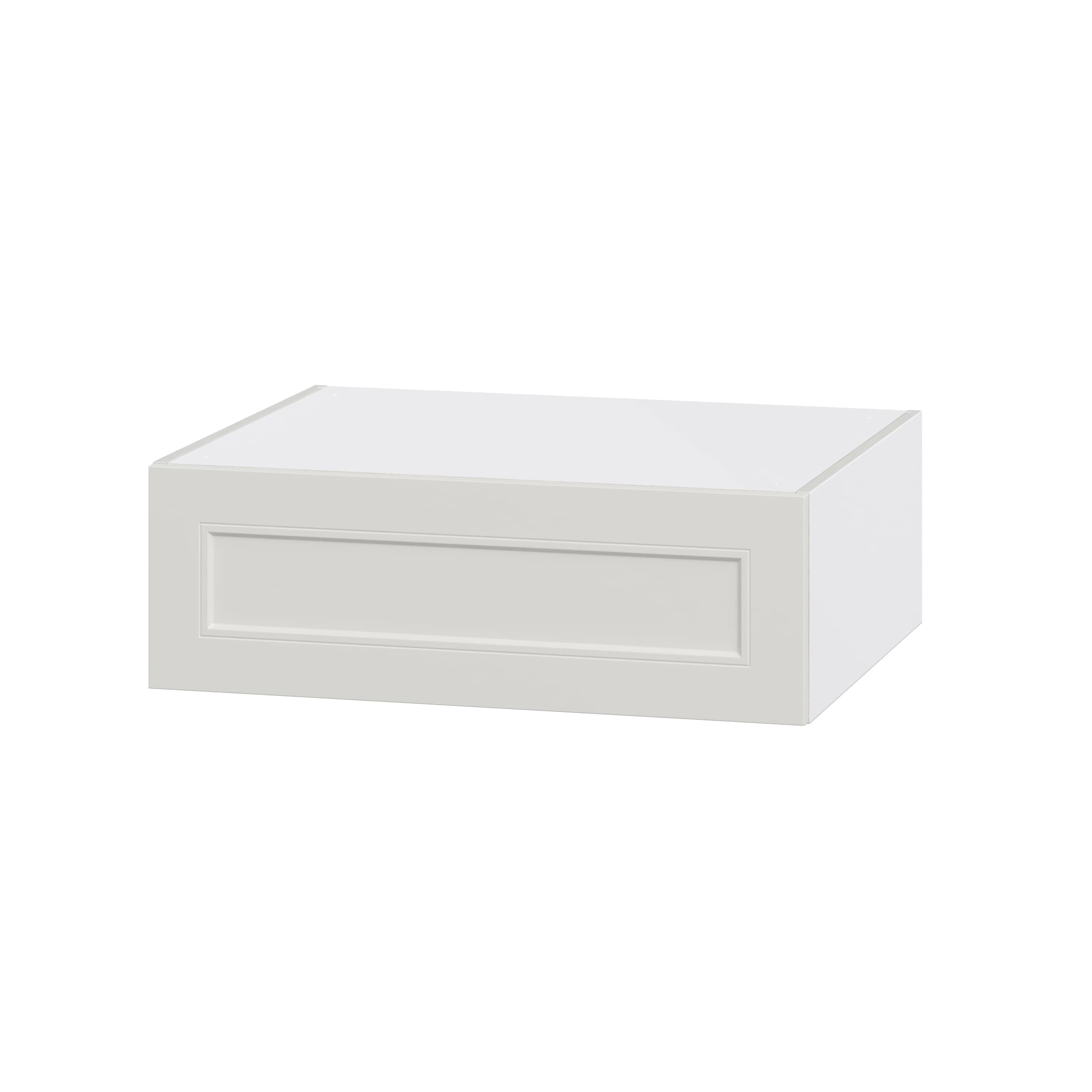 Hugo&Borg Belcourt 30-in W x 10-in H x 24-in D Gray Painted Wall Fully Assembled Cabinet (Recessed Panel Shaker Door Style)