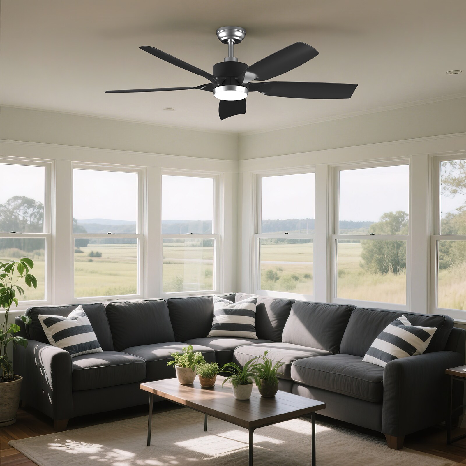 COWSAR LSCF-FL9267-BLACK Ceiling-Fans - View #12