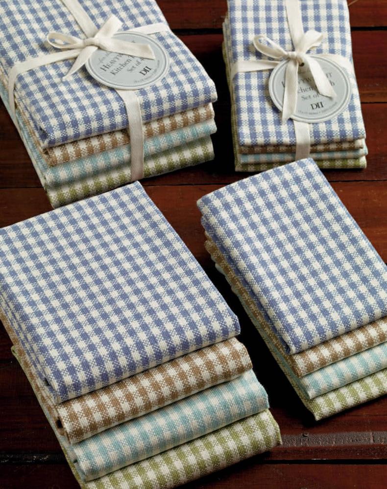 DII Home Sweet Farmhouse Kitchen Textiles, 18x28, Assorted, 4 Pieces