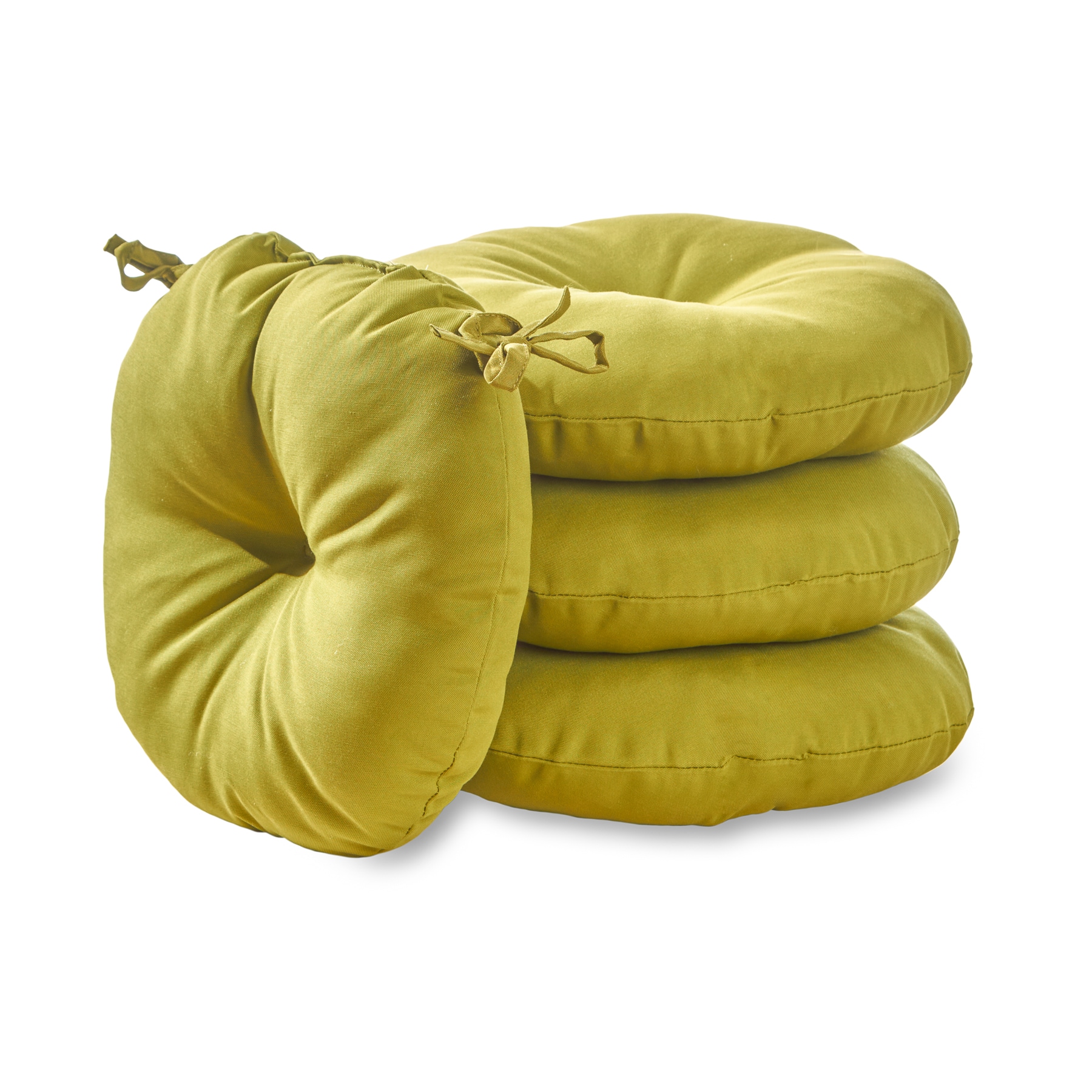 Greendale Home Fashions OC6816S4-KIWI 15-in x 15-in 4 -Piece Kiwi Patio chair cushion