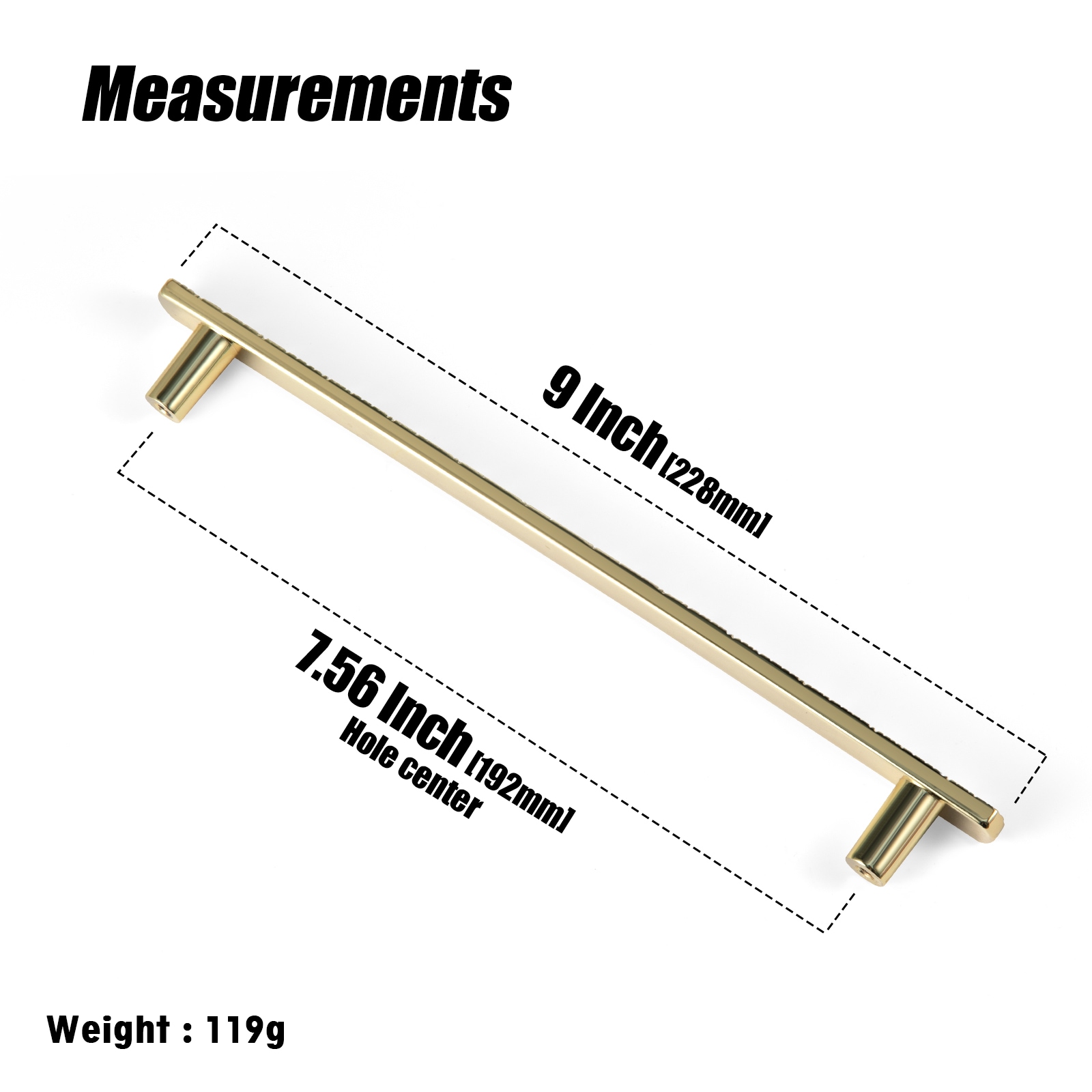 Miaokesen 9617KJ-192 Cabinet-Pulls - View #2