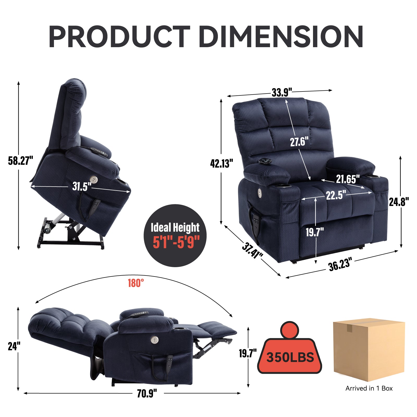 Boyel Living BL-CM24325 recliners - View #3